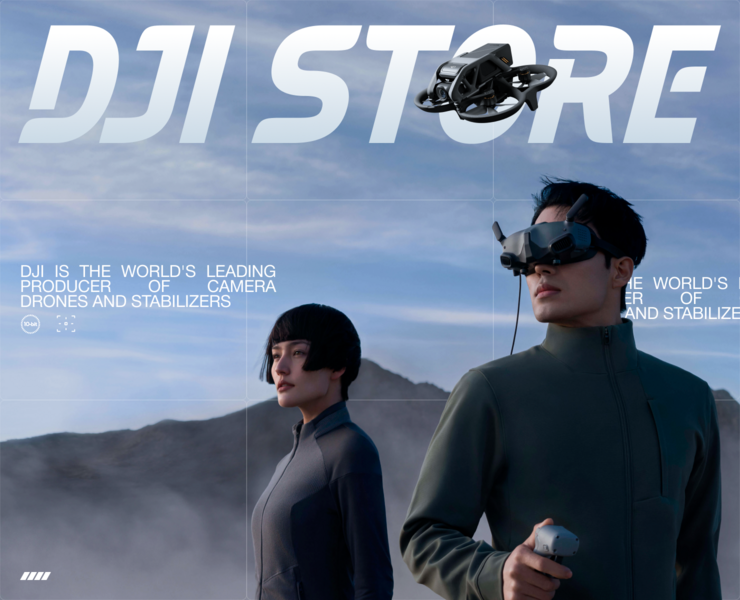 DJI STORE ✽ E-COMMERCE REDESIGN — Интерфейсы на Dprofile