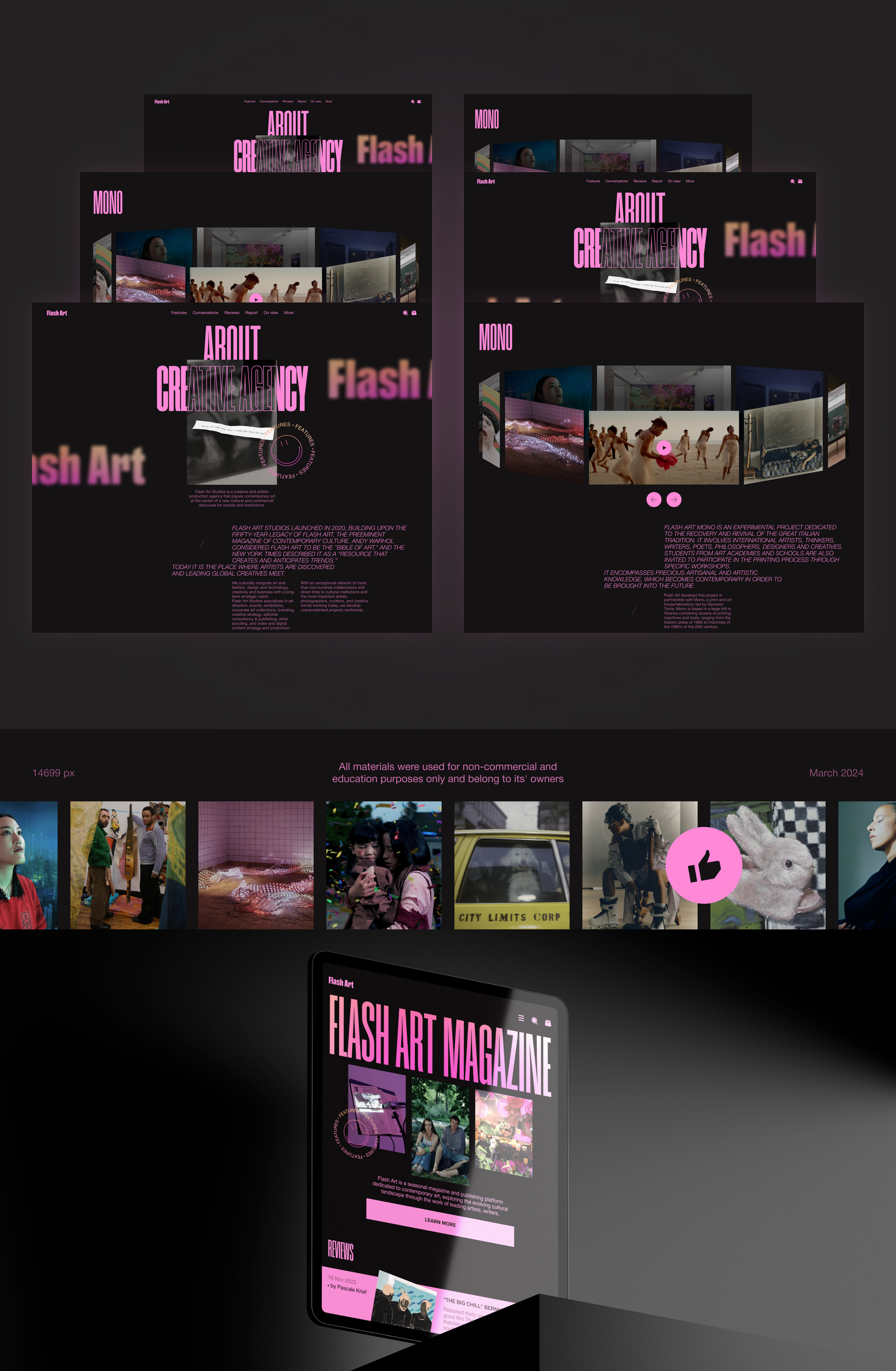 FLASH ART ✽ MAGAZINE REDESIGN — Изображение №6 — Интерфейсы на Dprofile
