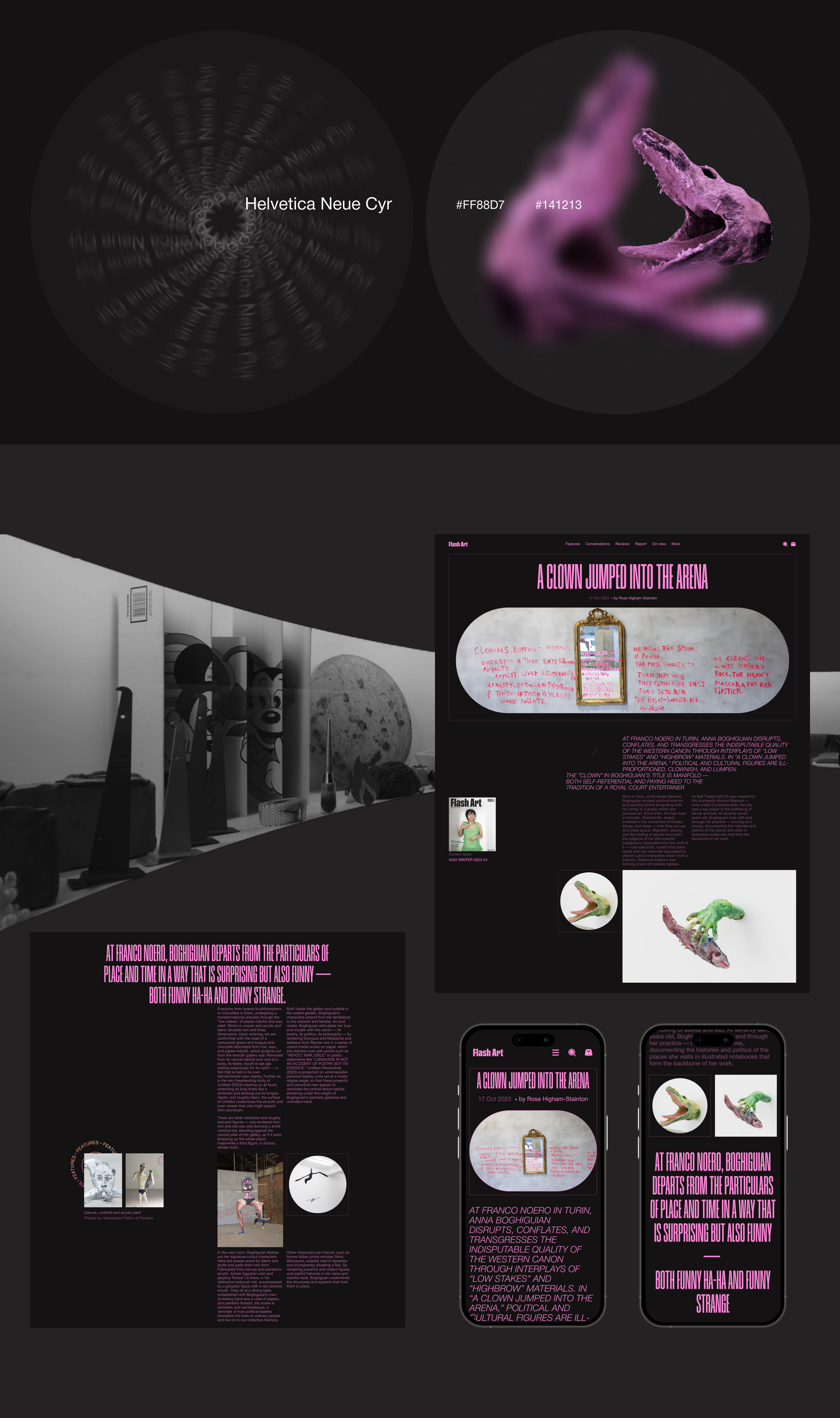 FLASH ART ✽ MAGAZINE REDESIGN — Изображение №4 — Интерфейсы на Dprofile