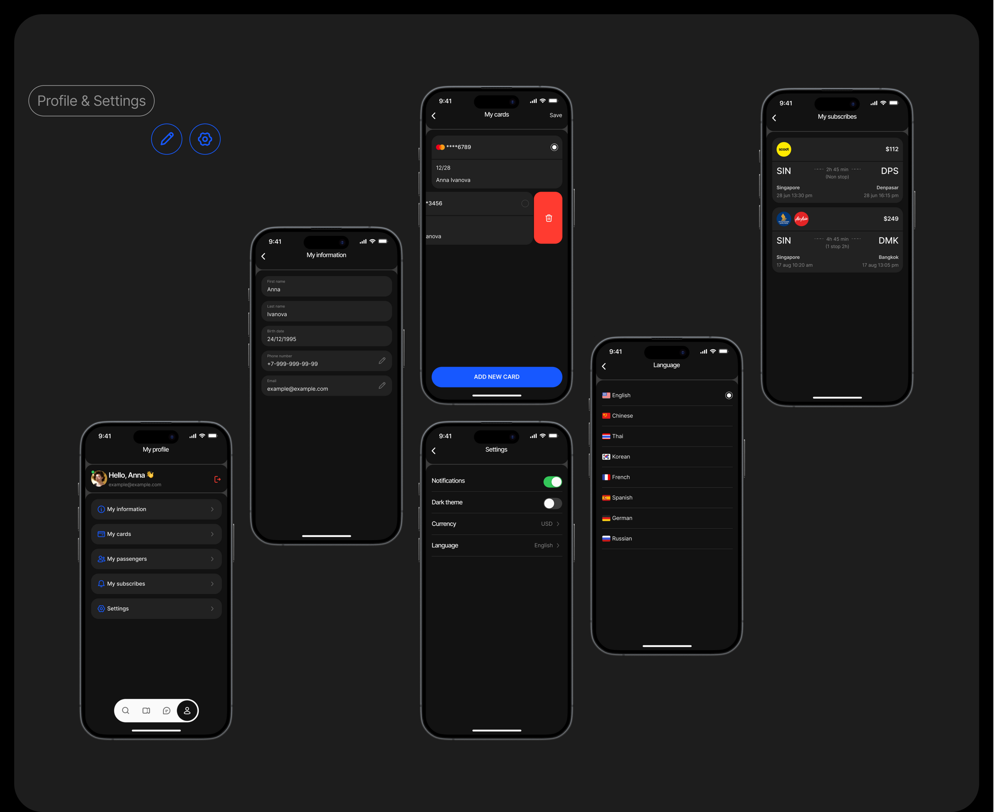 JETFLY ✽ MOBILE APP — Изображение №14 — Интерфейсы на Dprofile