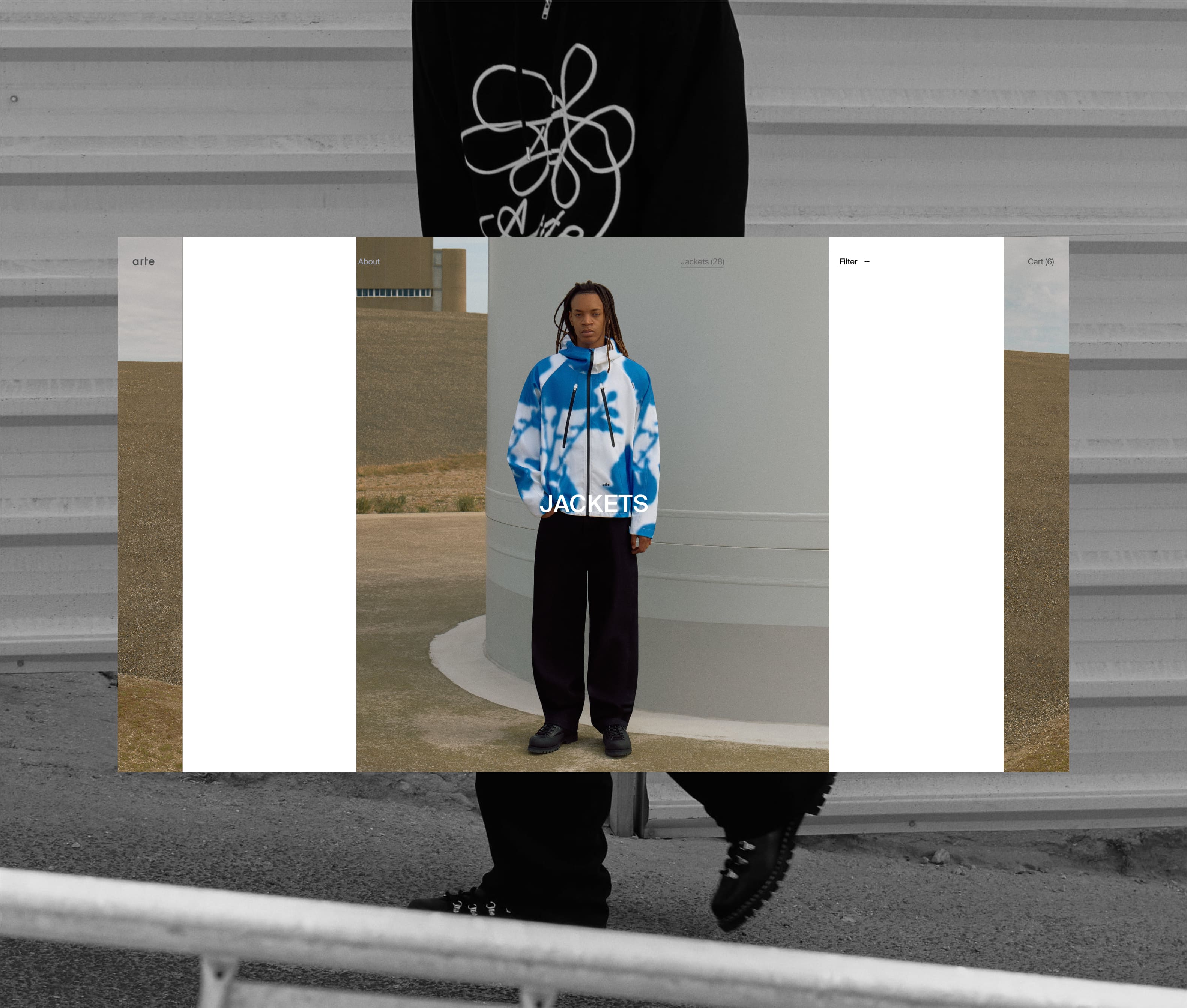 Arte Antwerp. Fashion Store — Изображение №8 — Интерфейсы, Анимация на Dprofile