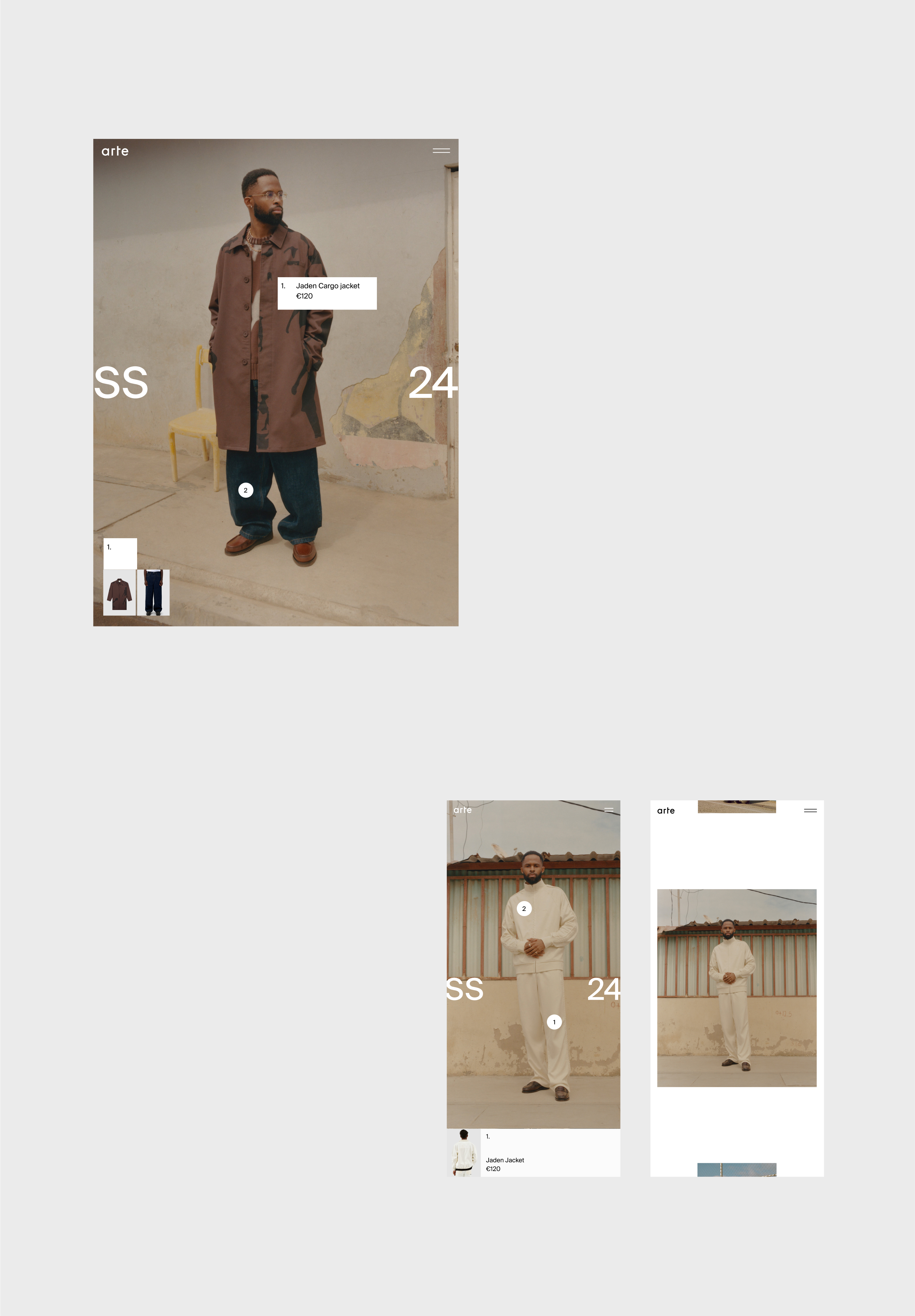 Arte Antwerp. Fashion Store — Изображение №4 — Интерфейсы, Анимация на Dprofile