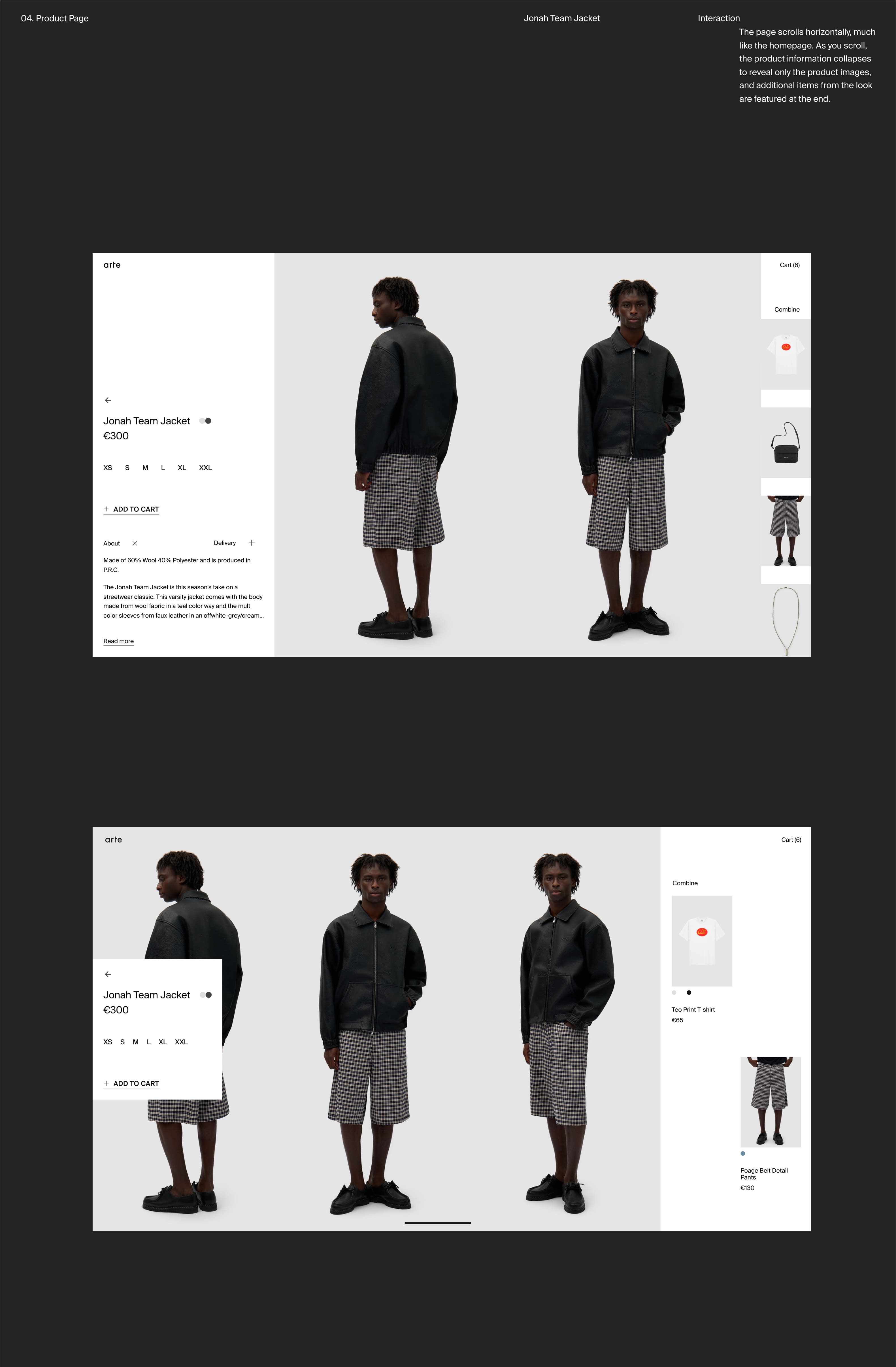 Arte Antwerp. Fashion Store — Изображение №11 — Интерфейсы, Анимация на Dprofile