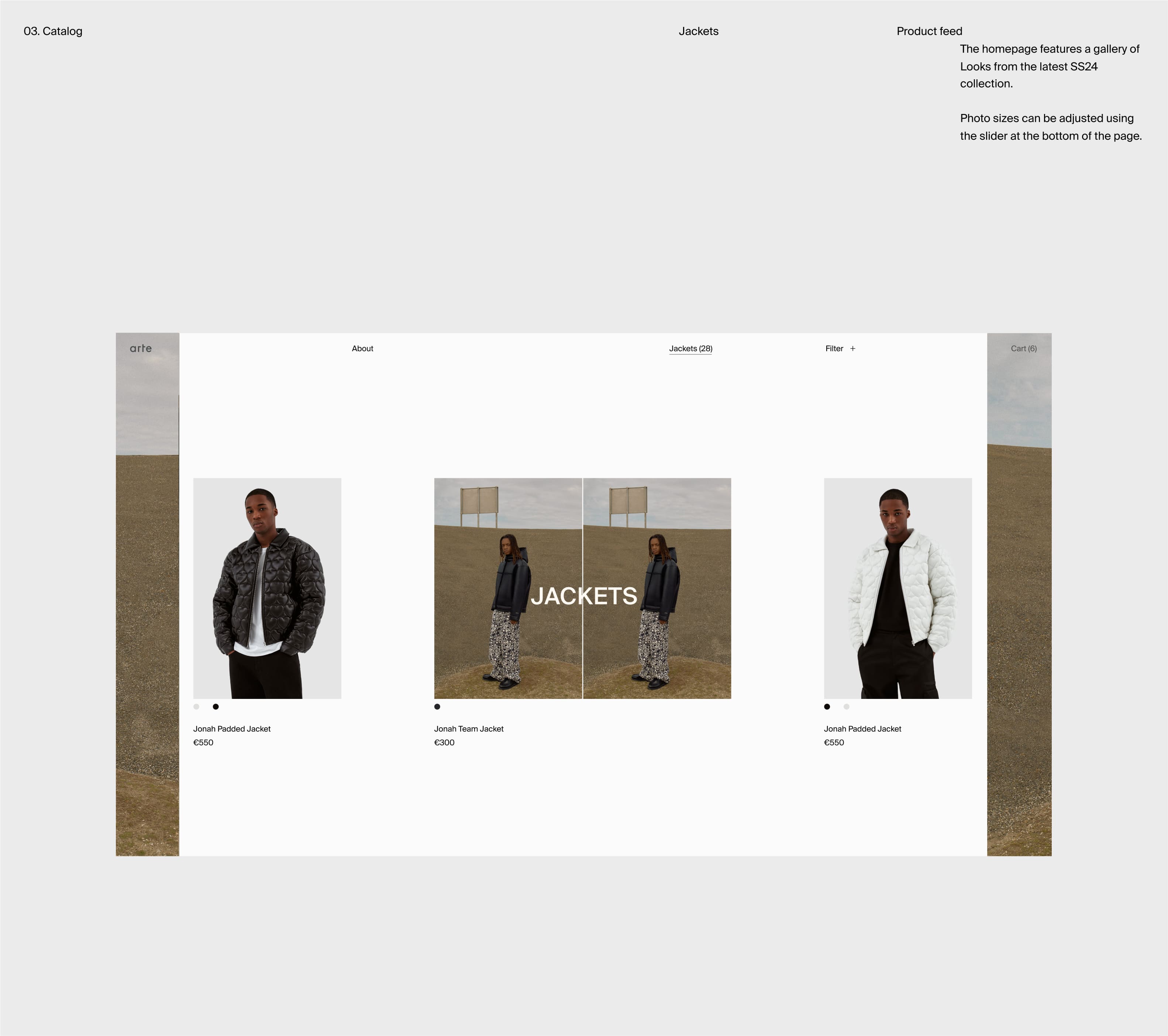 Arte Antwerp. Fashion Store — Изображение №7 — Интерфейсы, Анимация на Dprofile