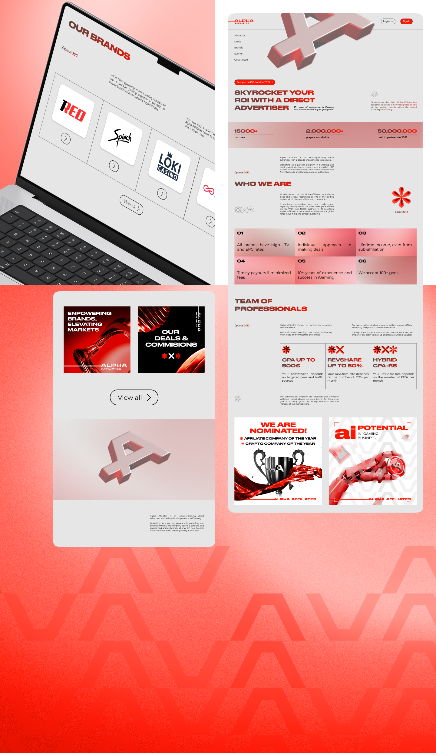 Alpha Affiliates Concepts — Изображение №6 — Графика, Маркетинг на Dprofile