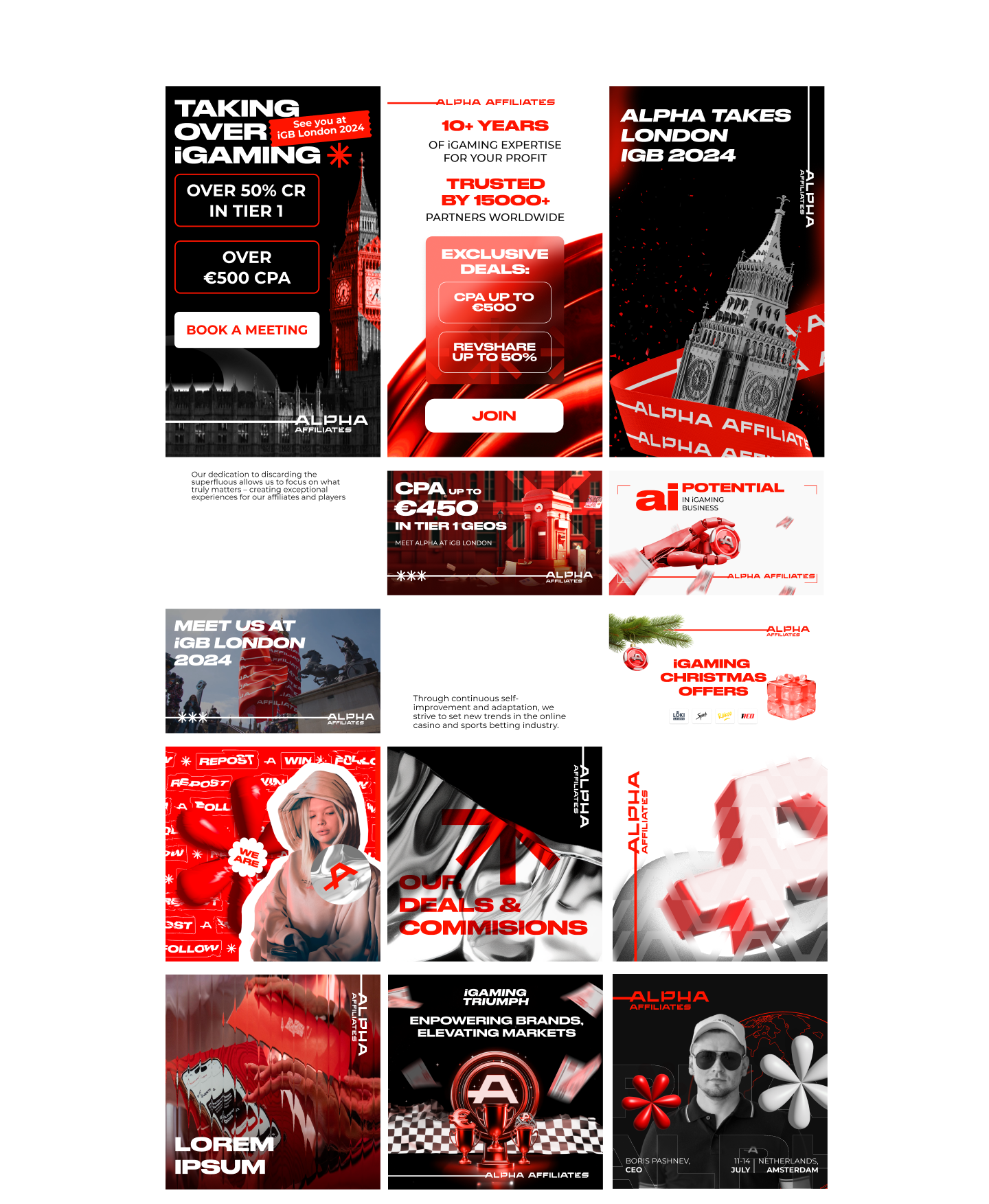 Alpha Affiliates Concepts — Изображение №2 — Графика, Маркетинг на Dprofile