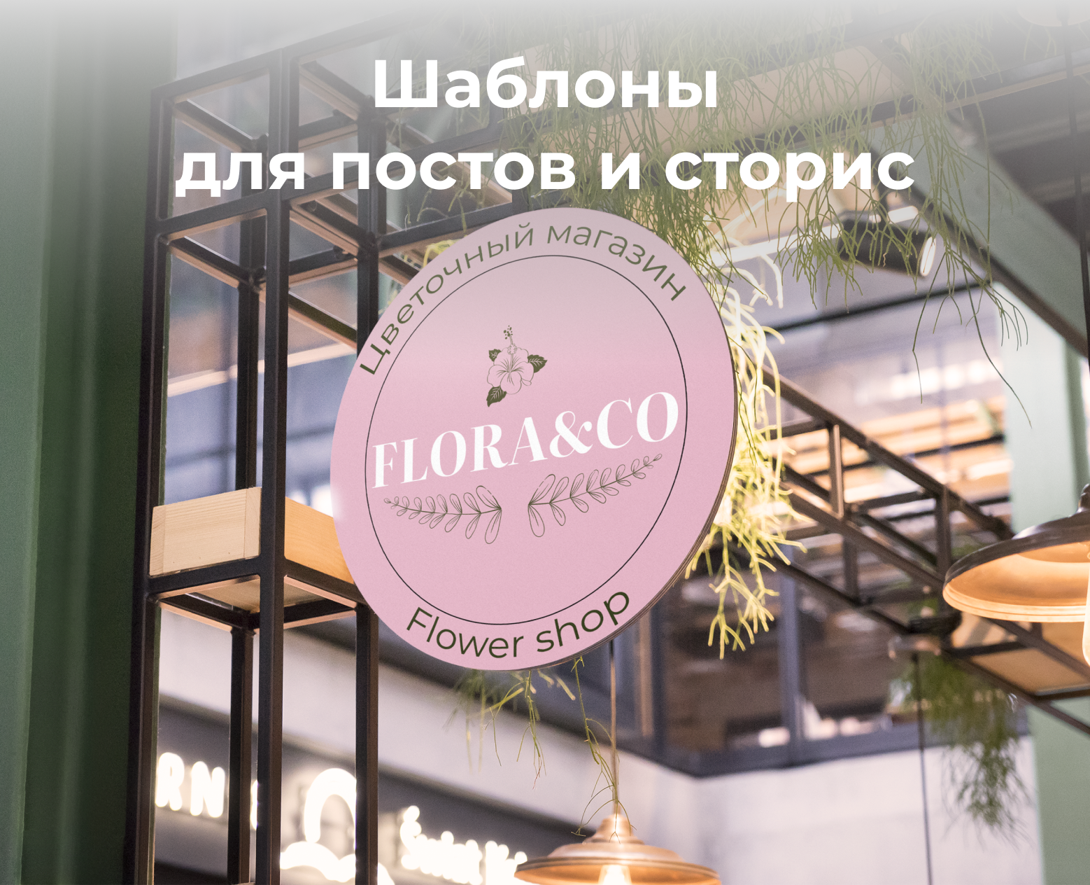 Шаблоны для постов и сторис — компании «Flora&Co». на Dprofile