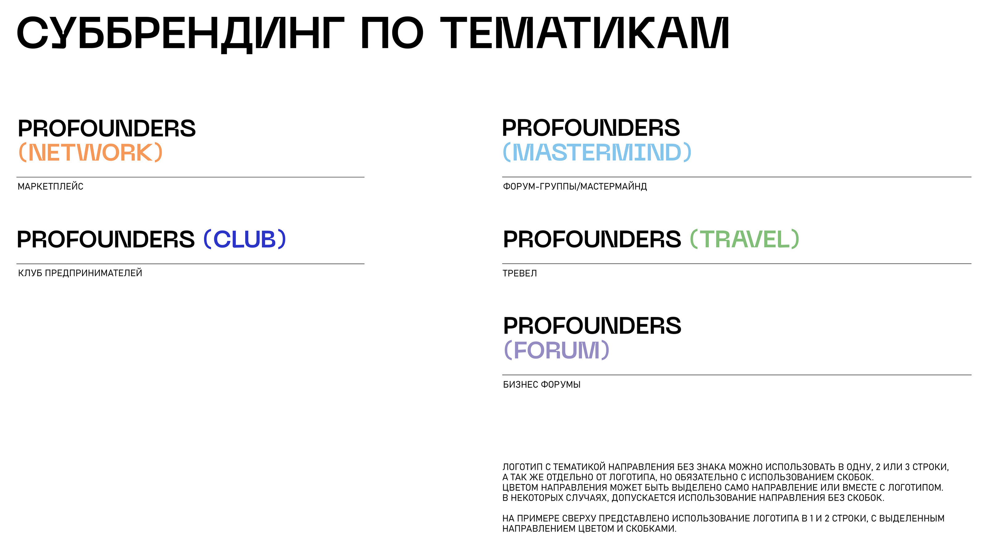 PROFOUNDERS / Brand identity — Изображение №14 — Брендинг на Dprofile