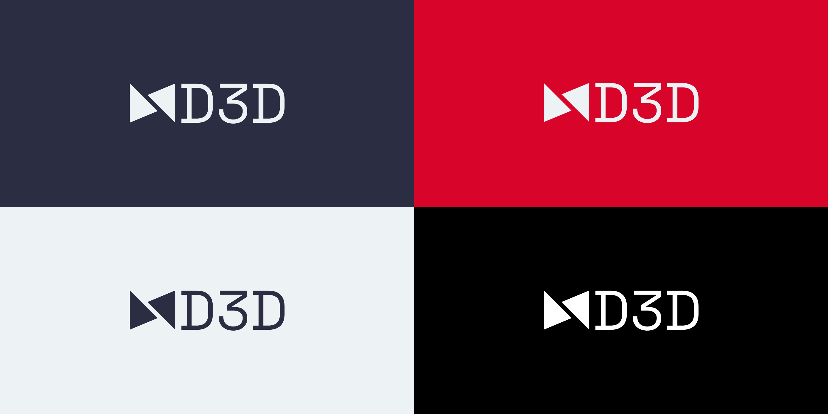Identity ND3D | Айдентика ND3D — Изображение №5 — Брендинг, Графика на Dprofile