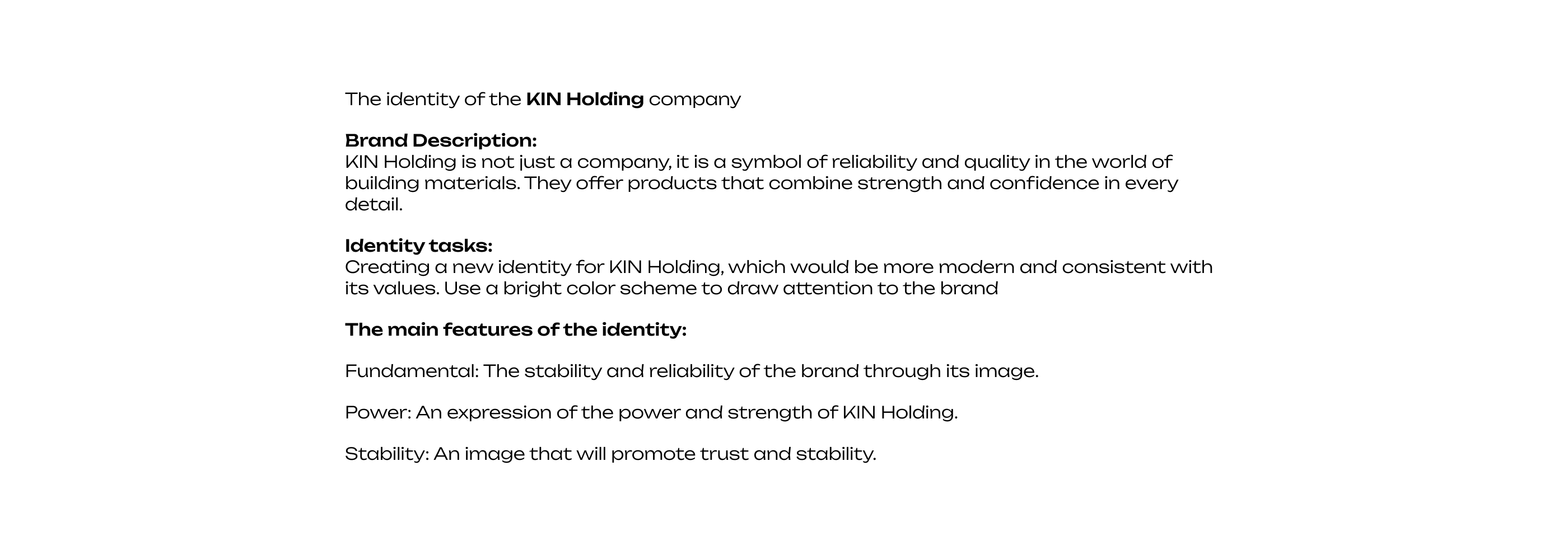 KIN holding Identity | Айдентика КИН холдинг — Изображение №3 — Брендинг на Dprofile