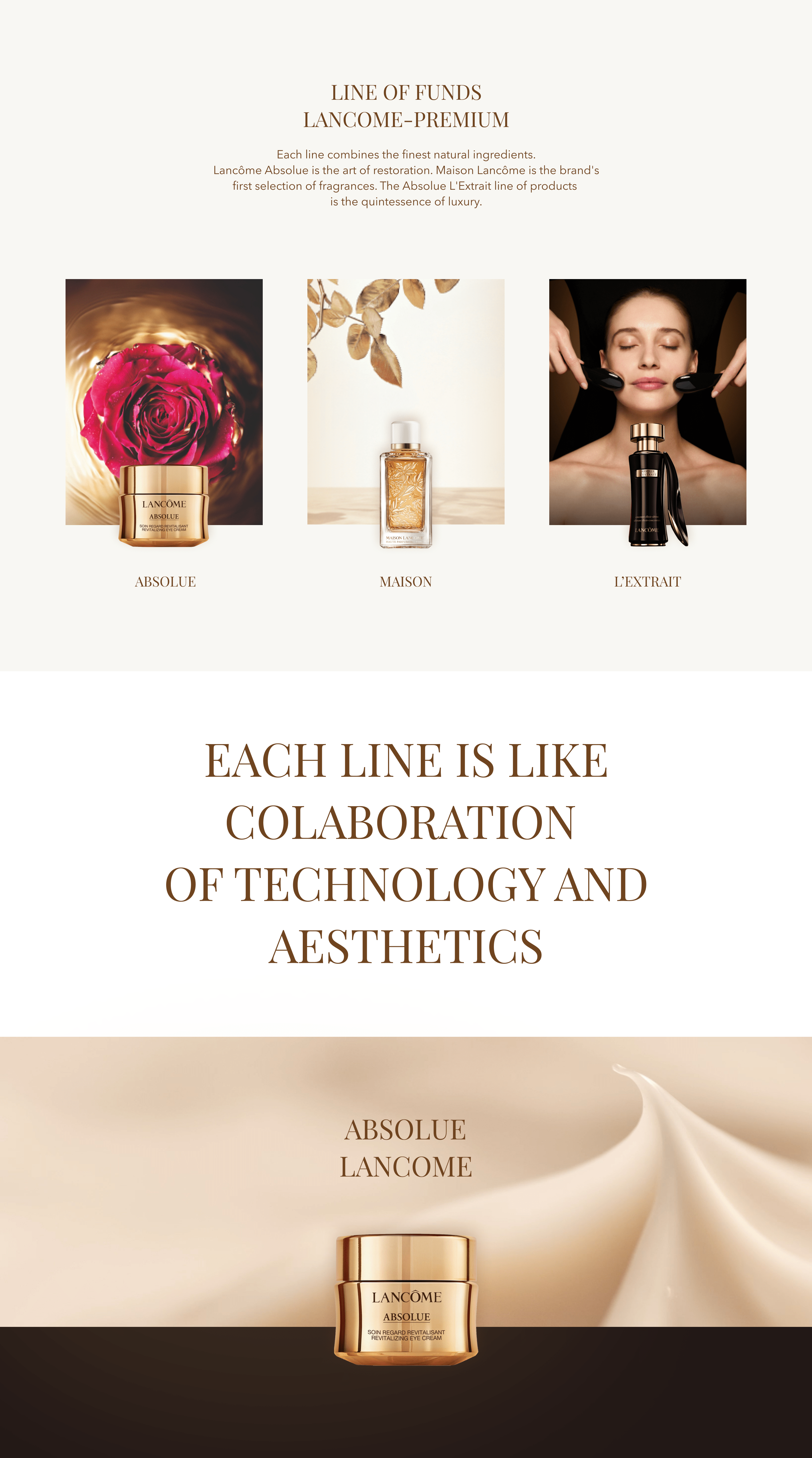 Lancome Premium web site — Изображение №1 — Интерфейсы, Маркетинг на Dprofile