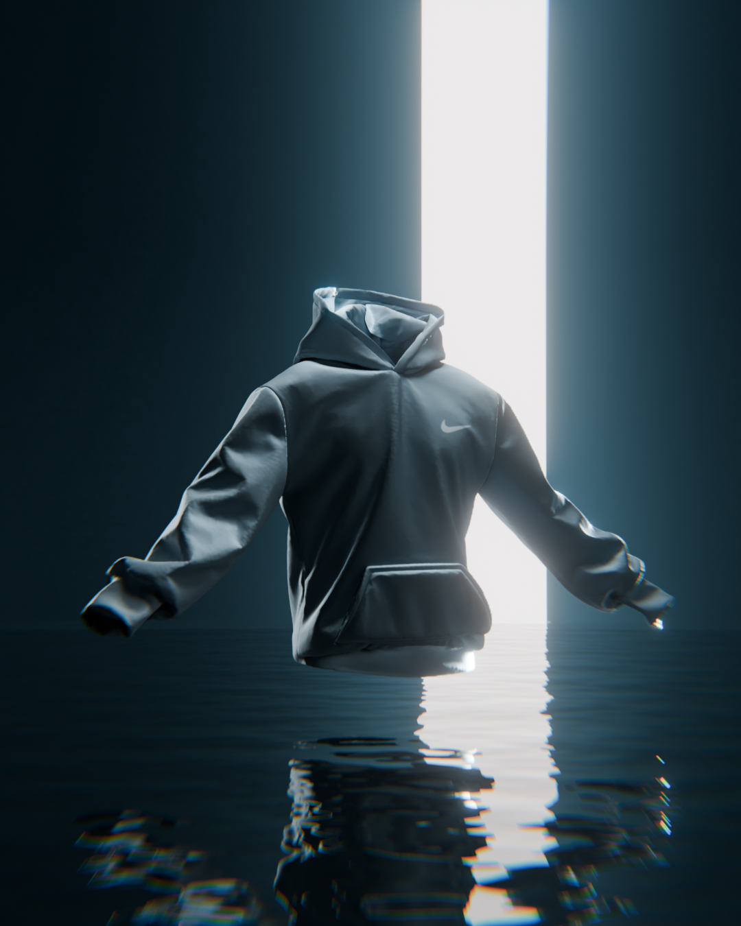 Концептуальная 3D-визуализация худи Nike — Изображение №7 — Графика, 3D на Dprofile