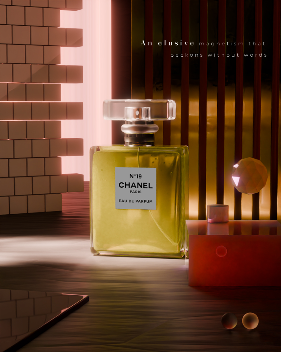 3D-продуктовая визуализация парфюма Chanel — Изображение №5 — 3D, Анимация на Dprofile