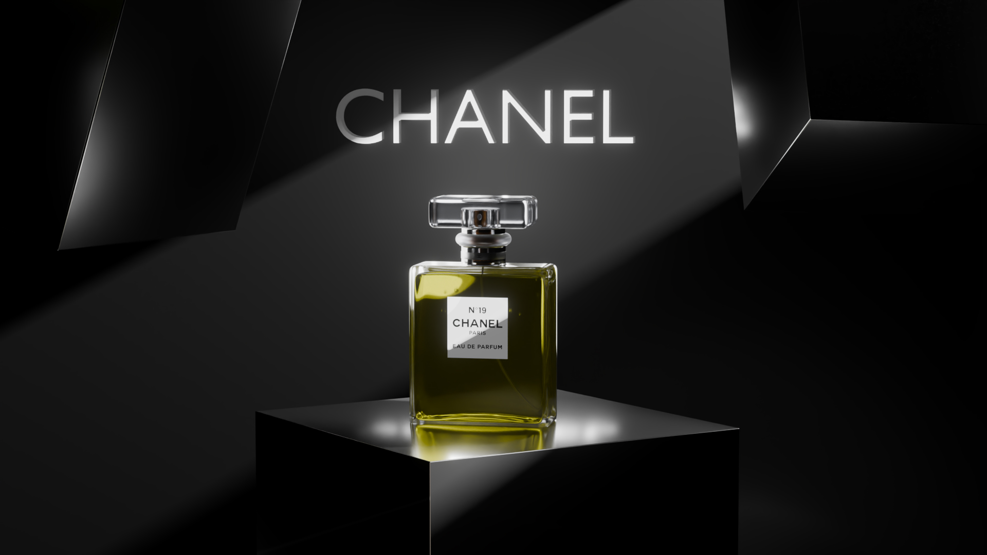 3D-продуктовая визуализация парфюма Chanel — Изображение №1 — 3D, Анимация на Dprofile