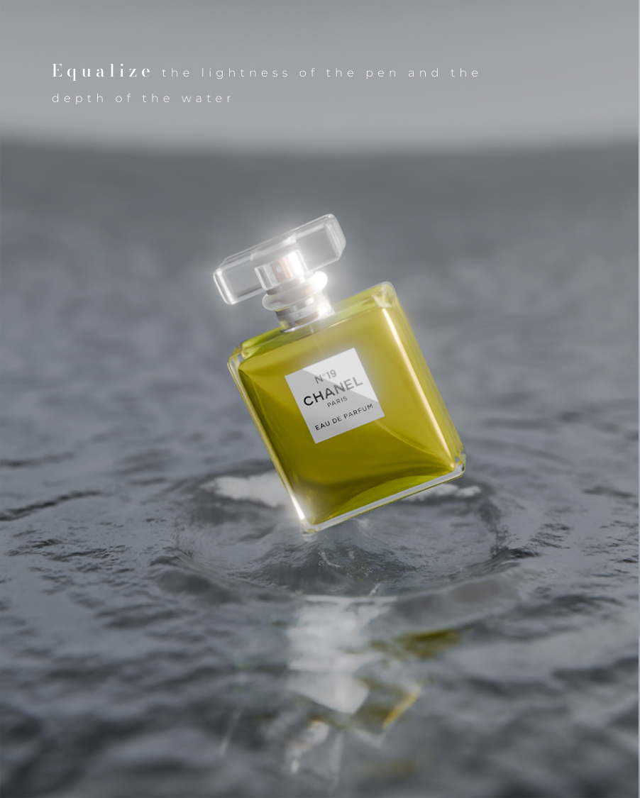 3D-продуктовая визуализация парфюма Chanel — Изображение №3 — 3D, Анимация на Dprofile