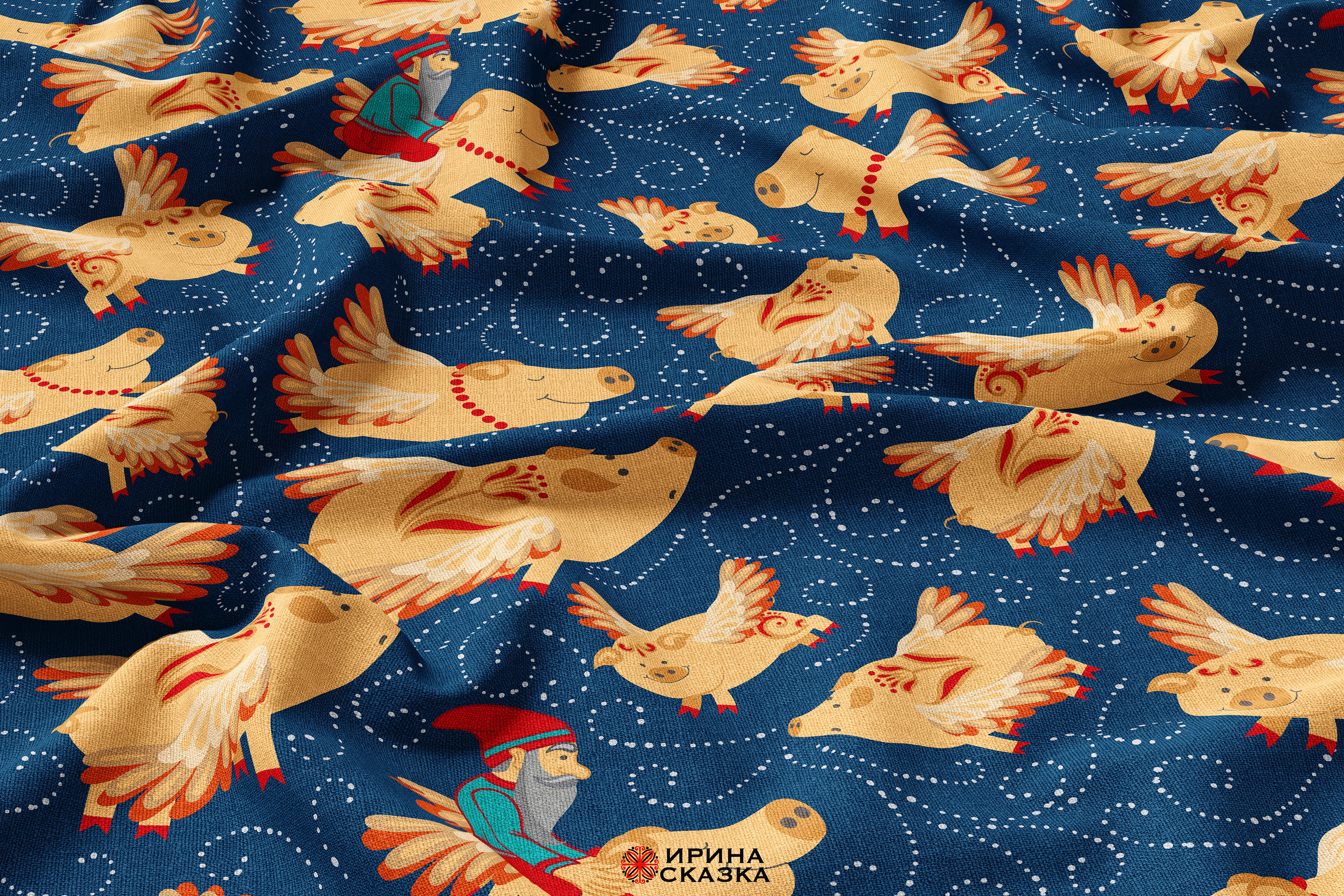 СКАЗОЧНЫЕ ИСТОРИИ. Коллекция бесшовных паттернов — Изображение №11 — Графика на Dprofile