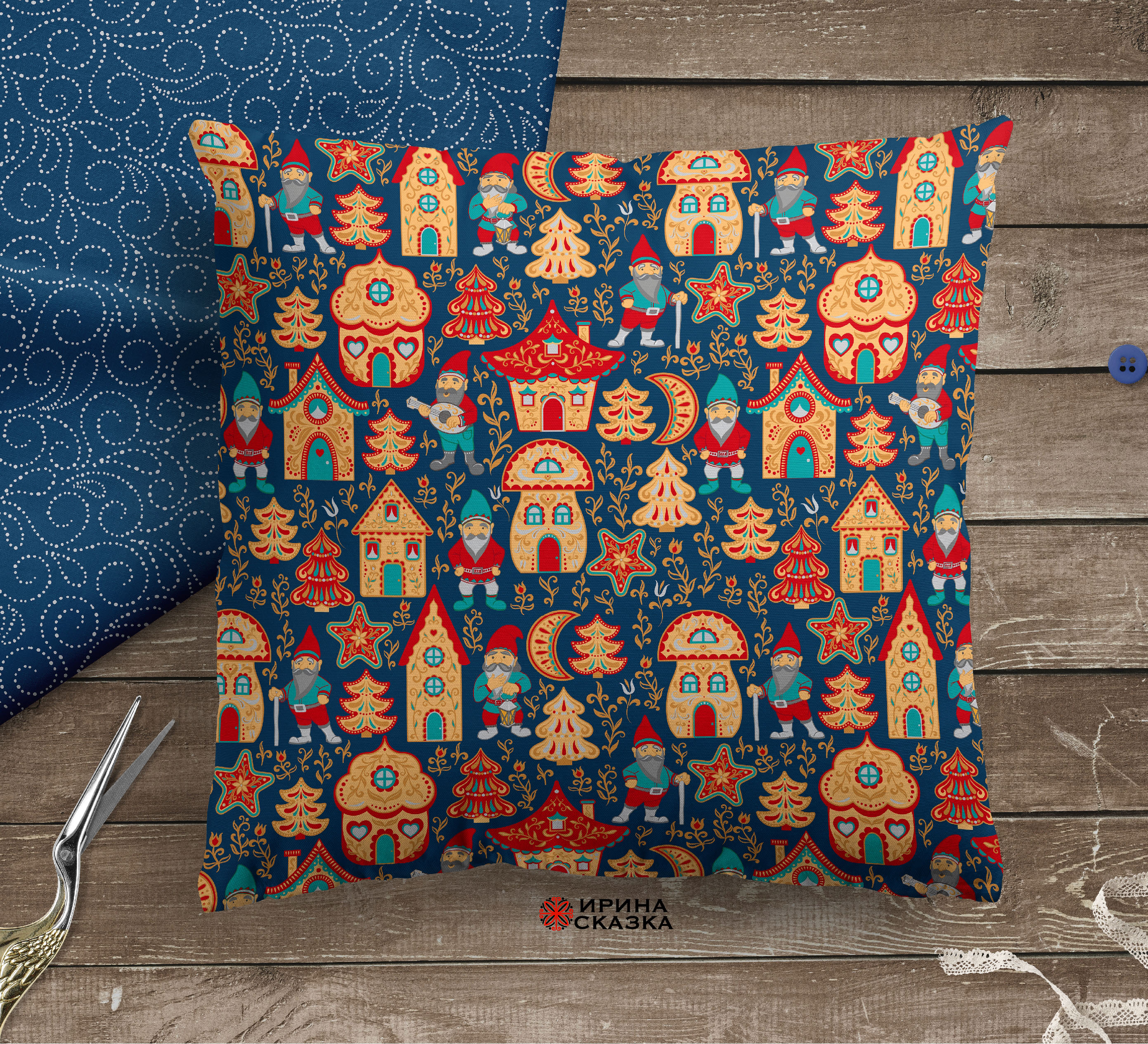 СКАЗОЧНЫЕ ИСТОРИИ. Коллекция бесшовных паттернов — Изображение №3 — Графика на Dprofile