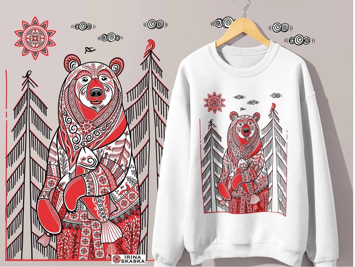 Russian Bears — Изображение №1 — Иллюстрация, Графика на Dprofile