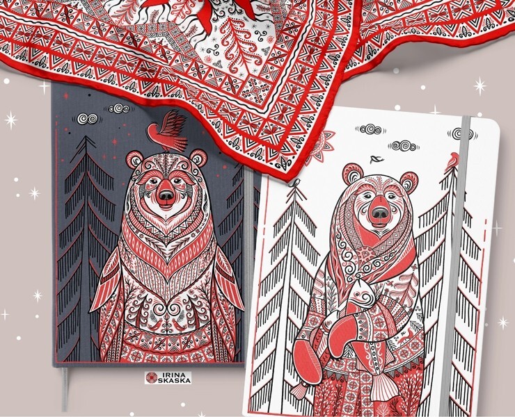Russian Bears — Иллюстрация, Графика на Dprofile