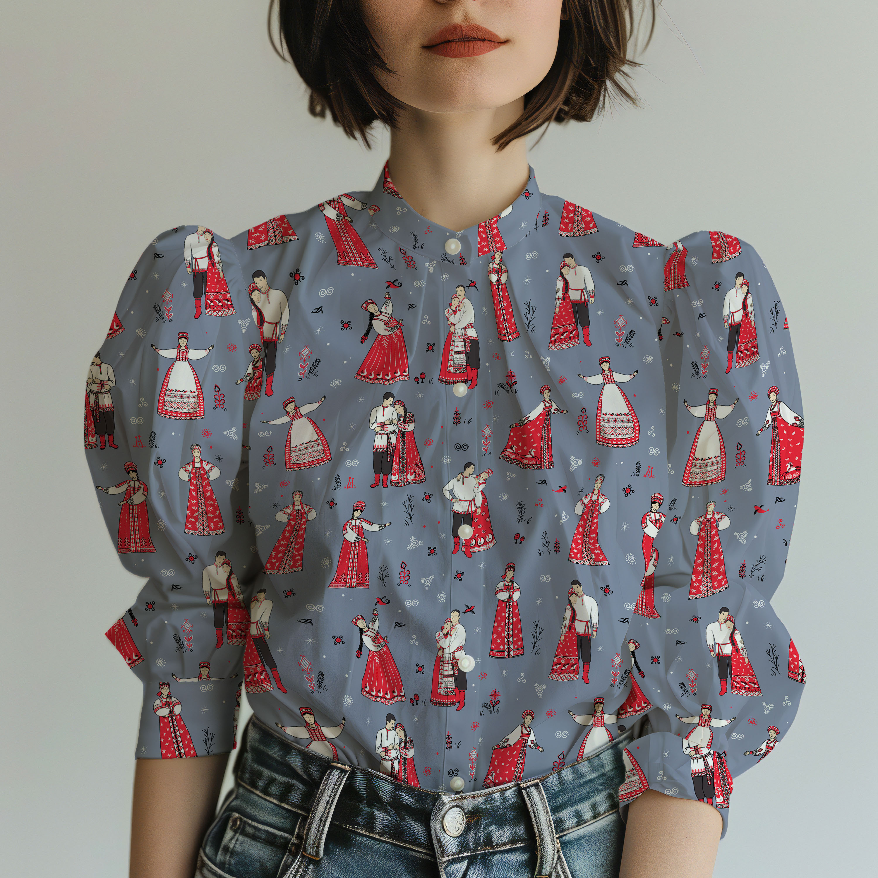 ХОРОВОД. Мезенские мотивы. — Изображение №4 — Брендинг, Иллюстрация на Dprofile