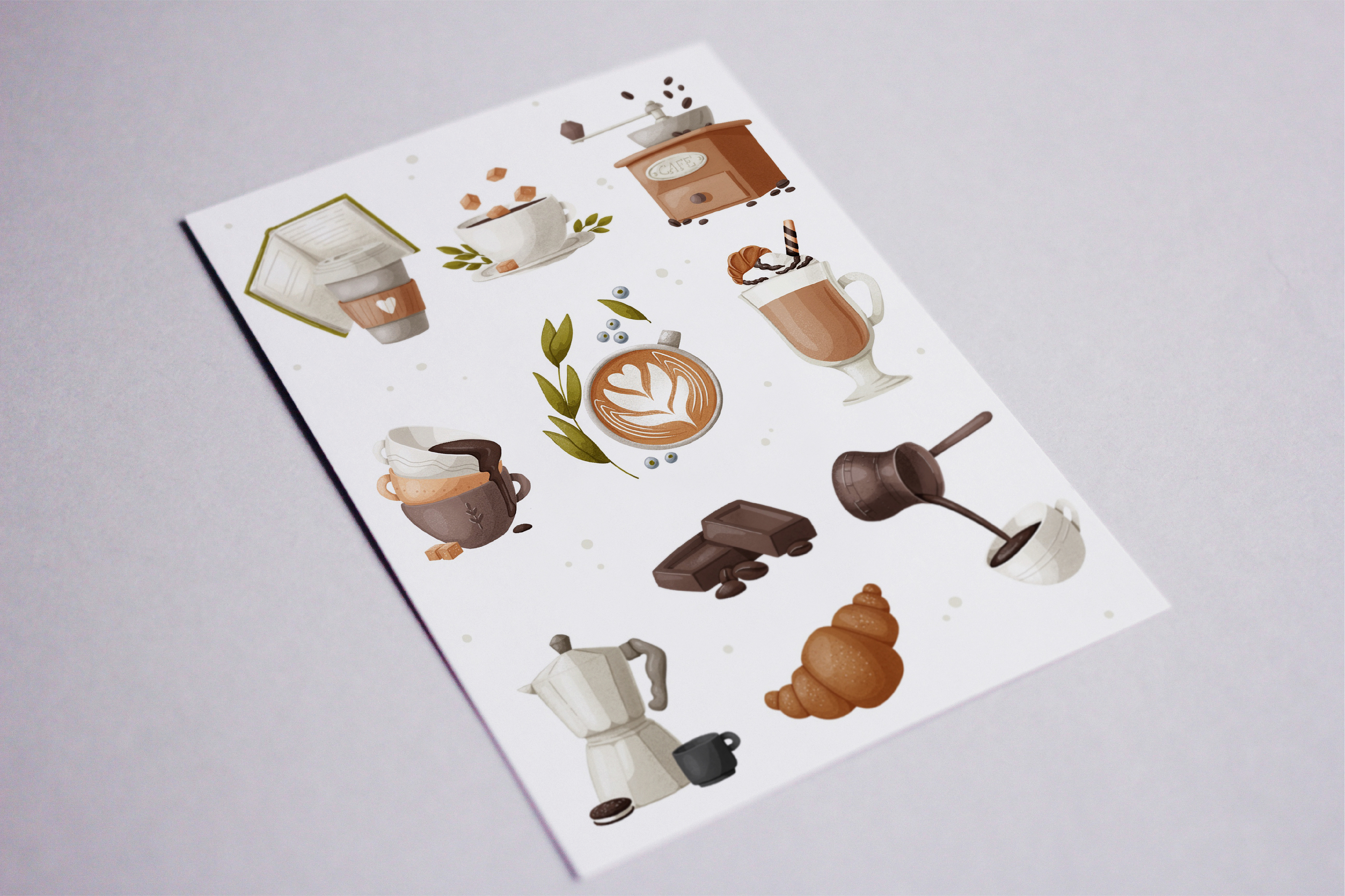 Coffee stickers — Изображение №4 — Иллюстрация на Dprofile