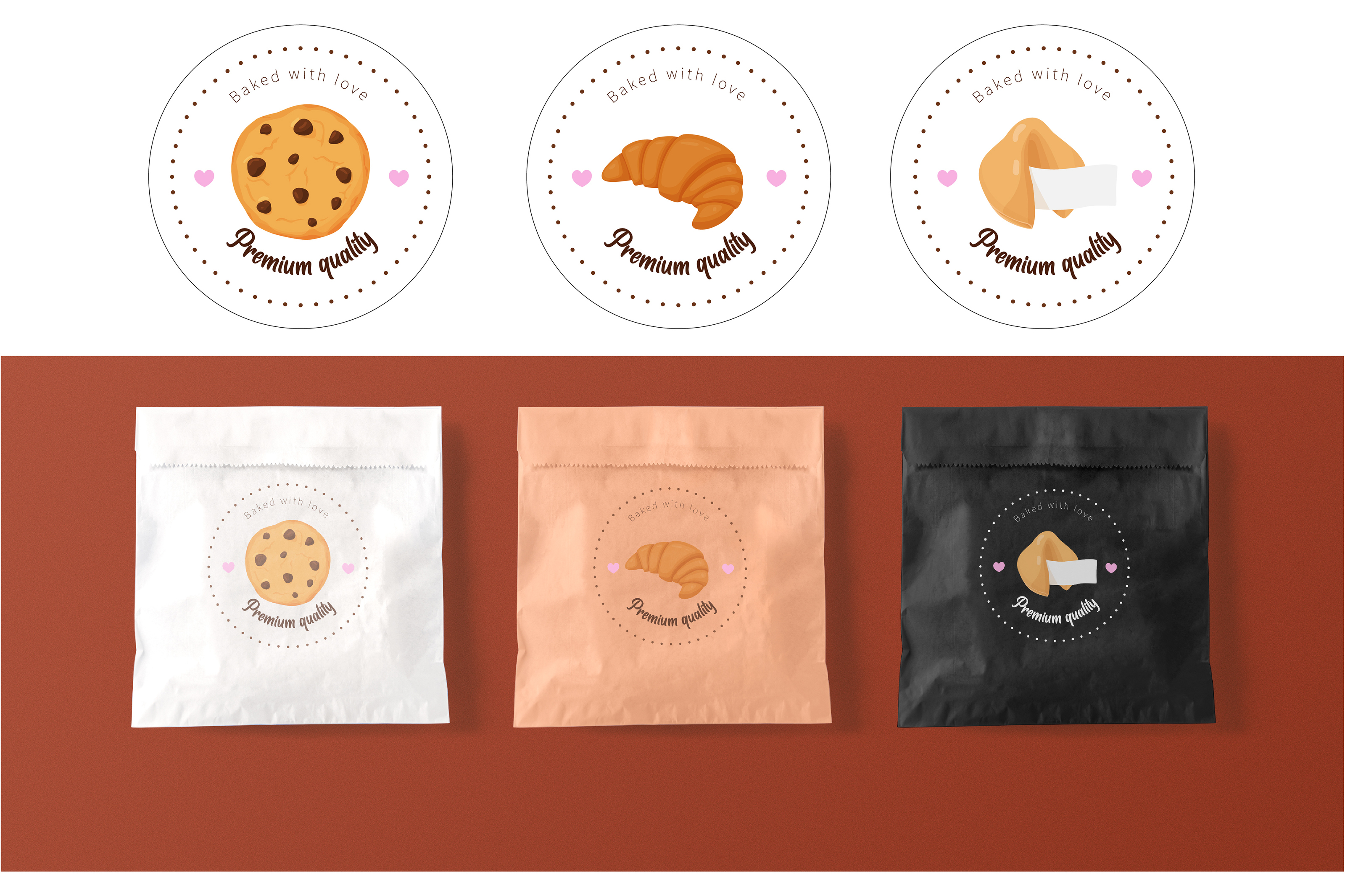 Bakery vector illustrations — Изображение №4 — Брендинг, Иллюстрация на Dprofile