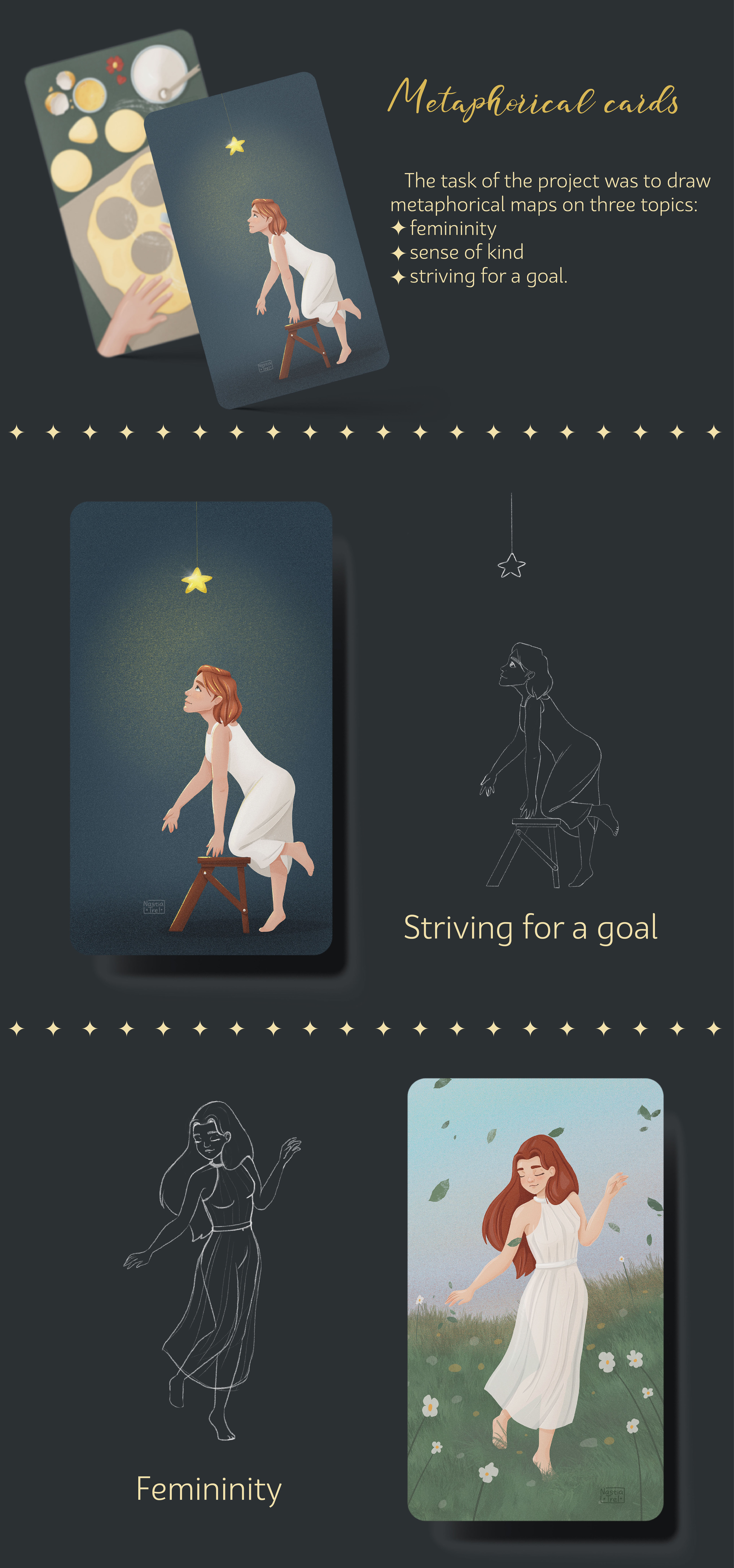 МетафоМетафорические карты. Metaphorical cards — Изображение №1 — Иллюстрация на Dprofile