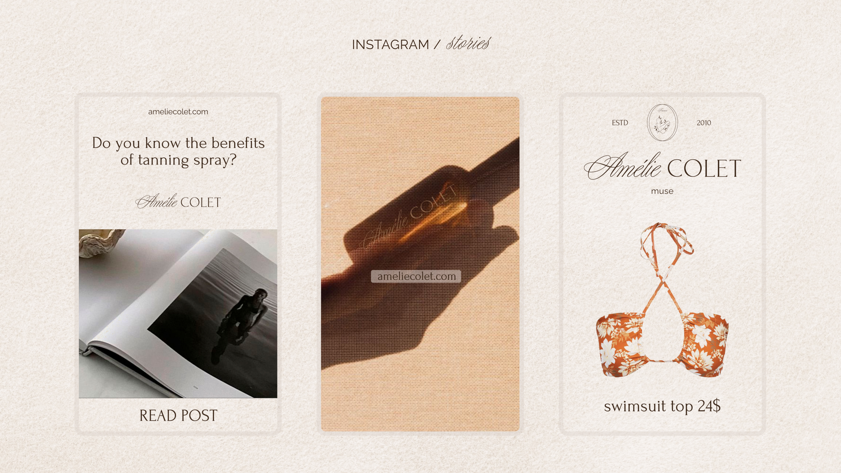 Amelie Colet — brand identity / graphic design — Изображение №7 — Брендинг на Dprofile