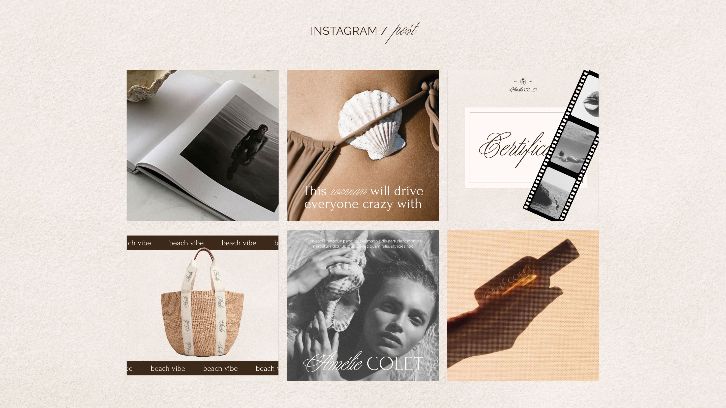 Amelie Colet — brand identity / graphic design — Изображение №6 — Брендинг на Dprofile