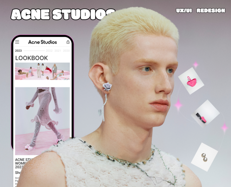 ACNE STUDIOS E-COMMERCE REDISIGN на Dprofile