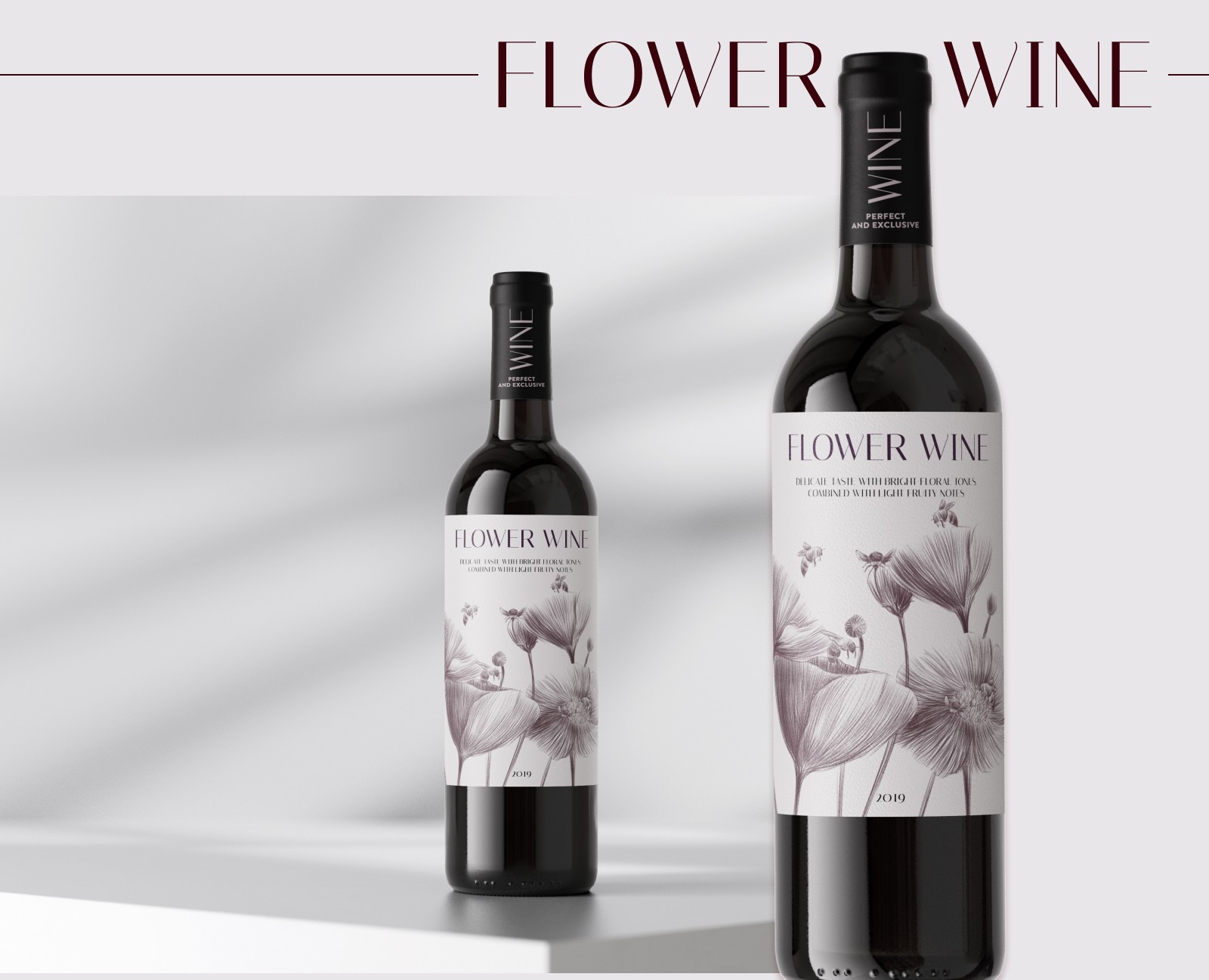 Упаковка для бутылки вина — Брендинг на Dprofile