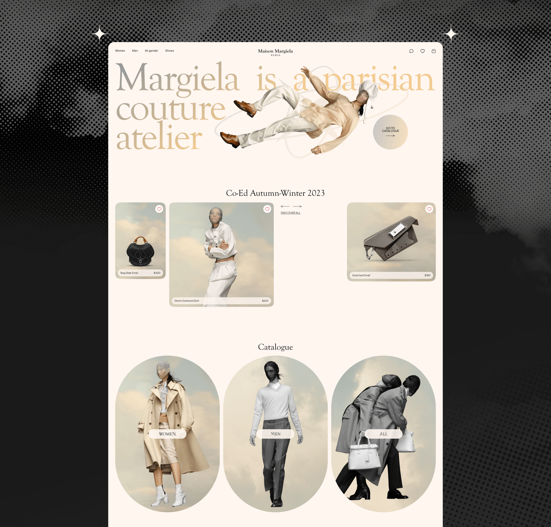 Редизайн Maison Margiela — Изображение №2 — Интерфейсы на Dprofile