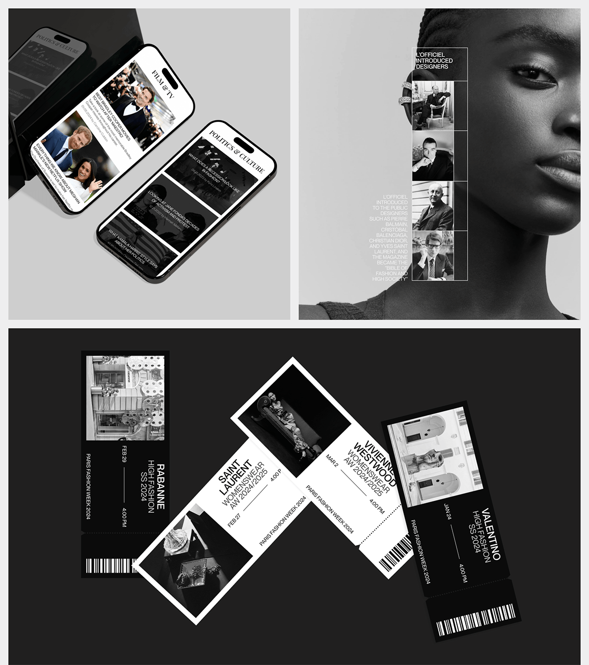 L'OFFICIEL | News website redesign — Изображение №3 — Интерфейсы на Dprofile