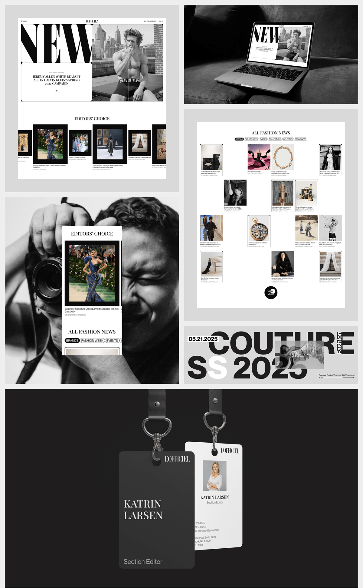 L'OFFICIEL | News website redesign — Изображение №4 — Интерфейсы на Dprofile