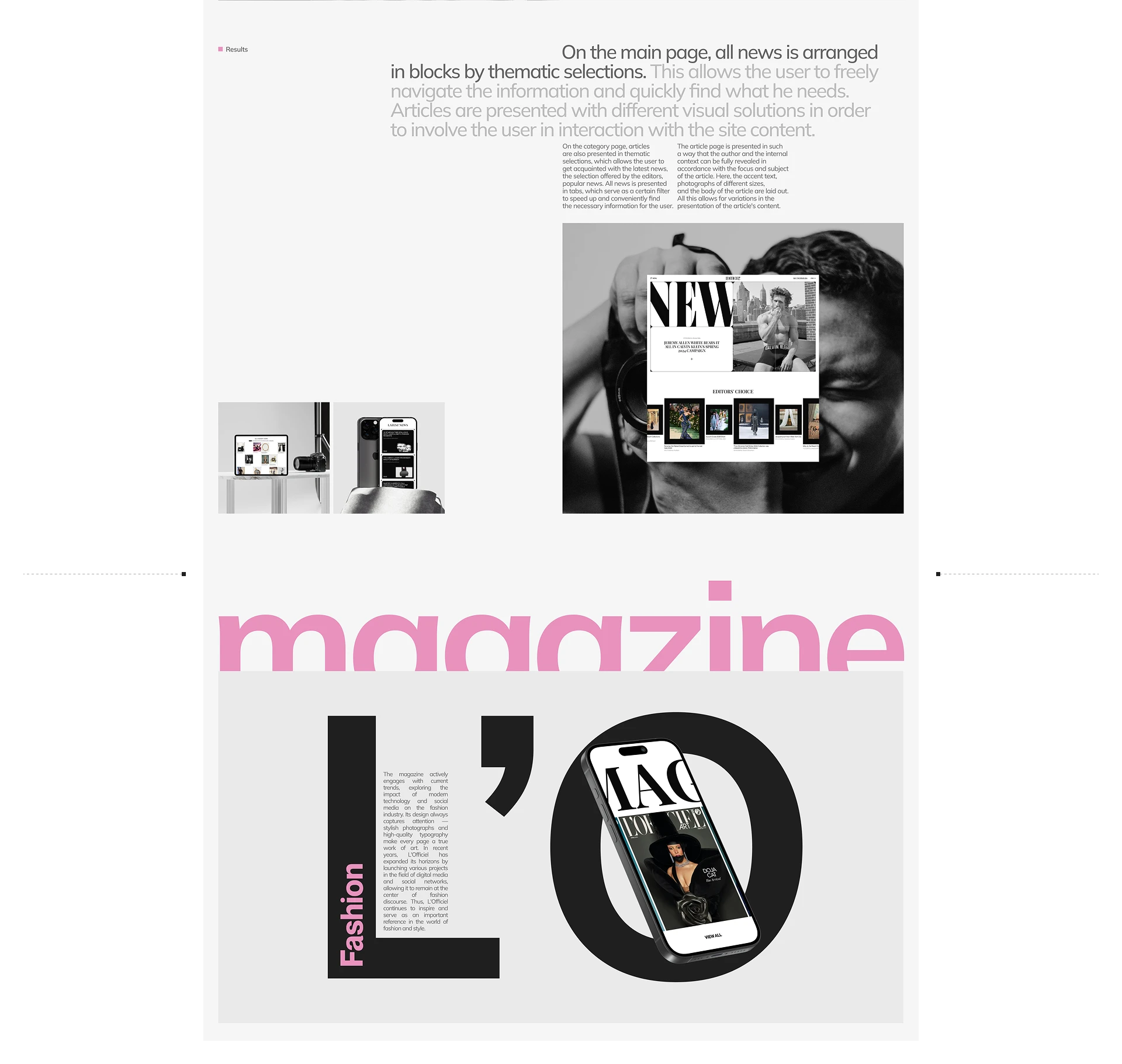 Portfolio site | BRAVINA — Изображение №9 — Интерфейсы, Брендинг на Dprofile