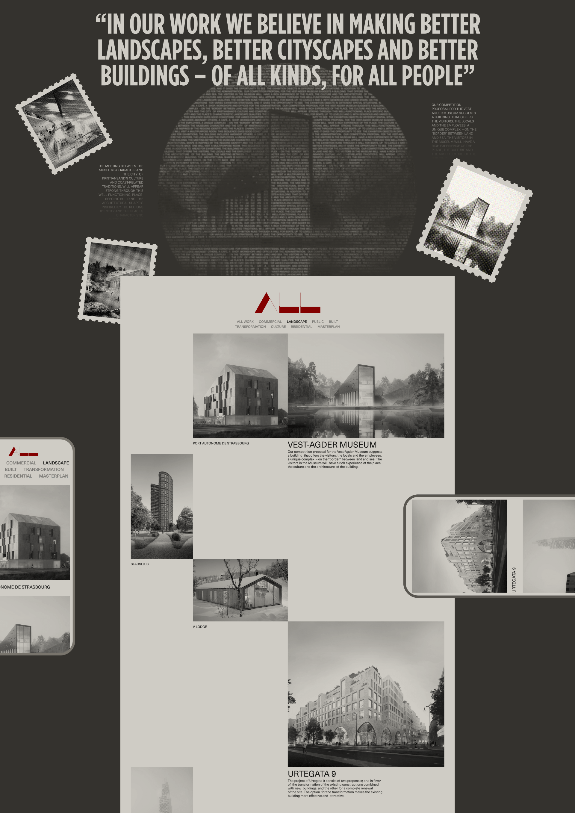 Reiulf Ramstad Arkitekter. Corporate Redesign — Изображение №5 — Интерфейсы, Брендинг на Dprofile