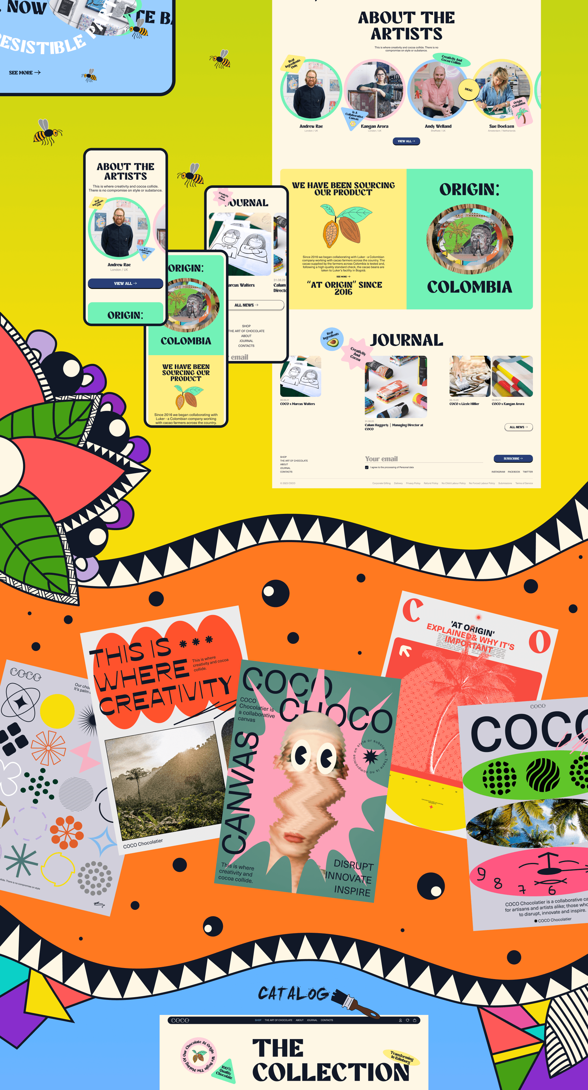 COCO Chocolatier / E-commerce Redesign — Изображение №2 — Интерфейсы, Брендинг на Dprofile