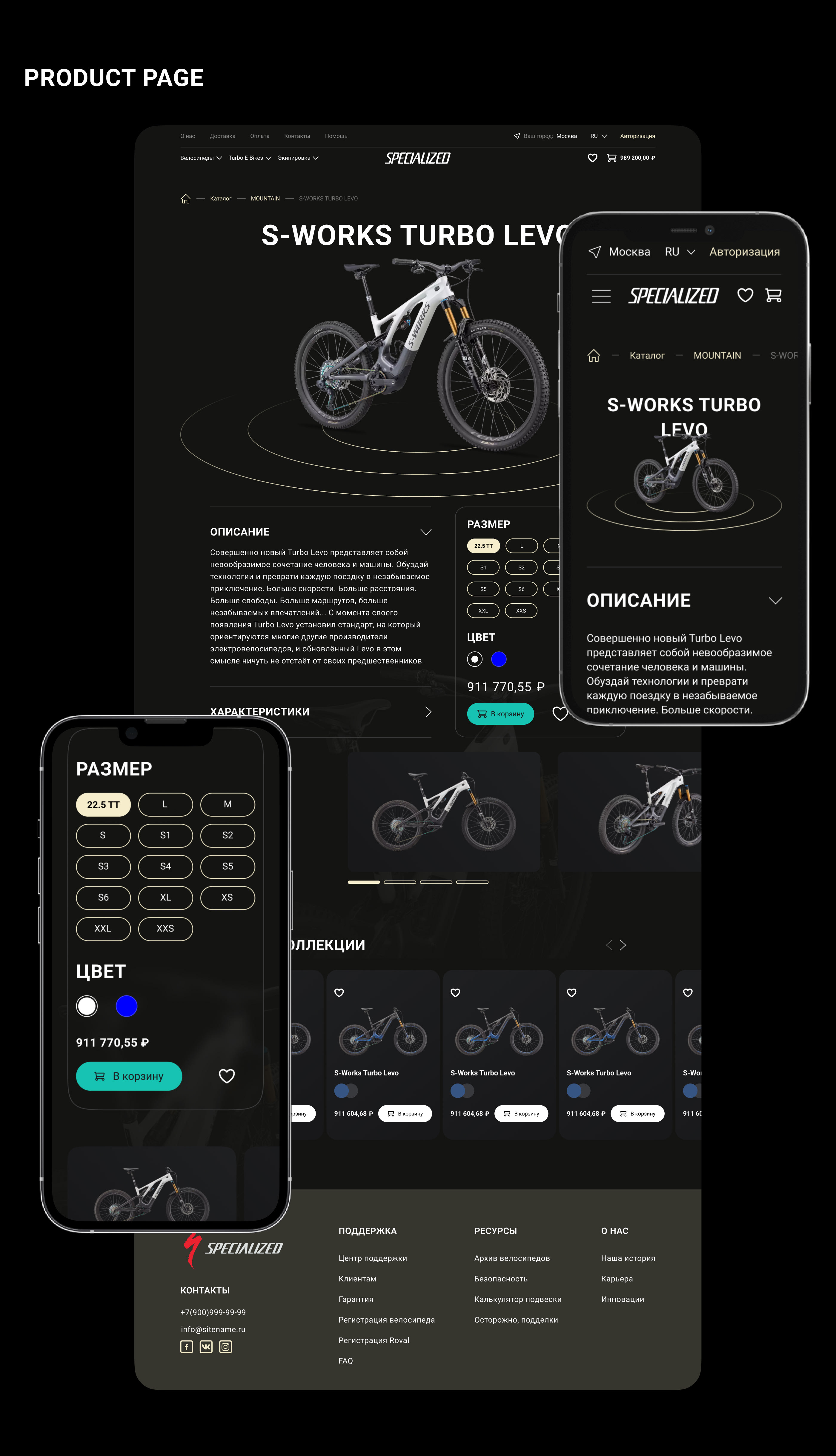 Specialized website redesign — Изображение №9 — Интерфейсы, Брендинг на Dprofile