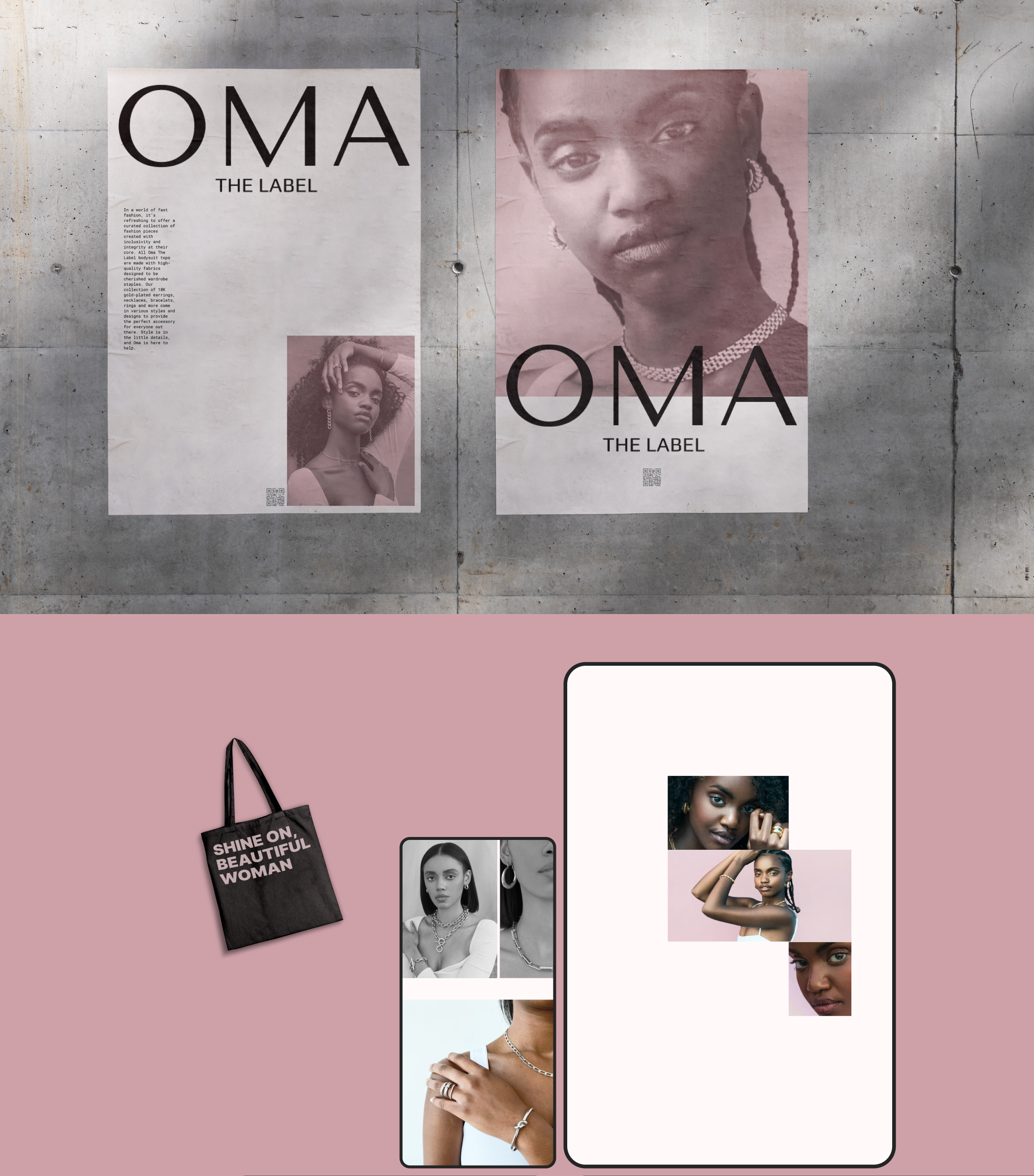 OME THR LABEL | e-commerce redesign — Изображение №11 — Брендинг, Интерфейсы на Dprofile