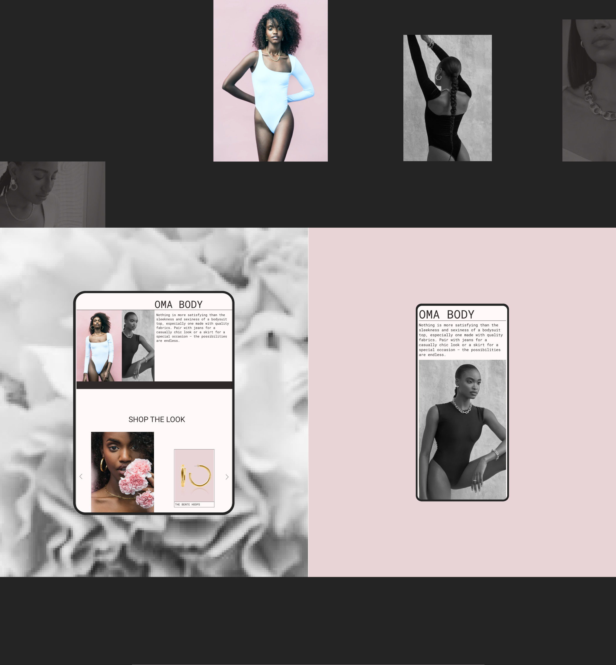 OME THR LABEL | e-commerce redesign — Изображение №2 — Брендинг, Интерфейсы на Dprofile