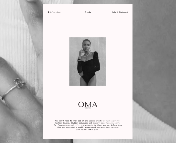 OME THR LABEL | e-commerce redesign — Интерфейсы, Брендинг на Dprofile