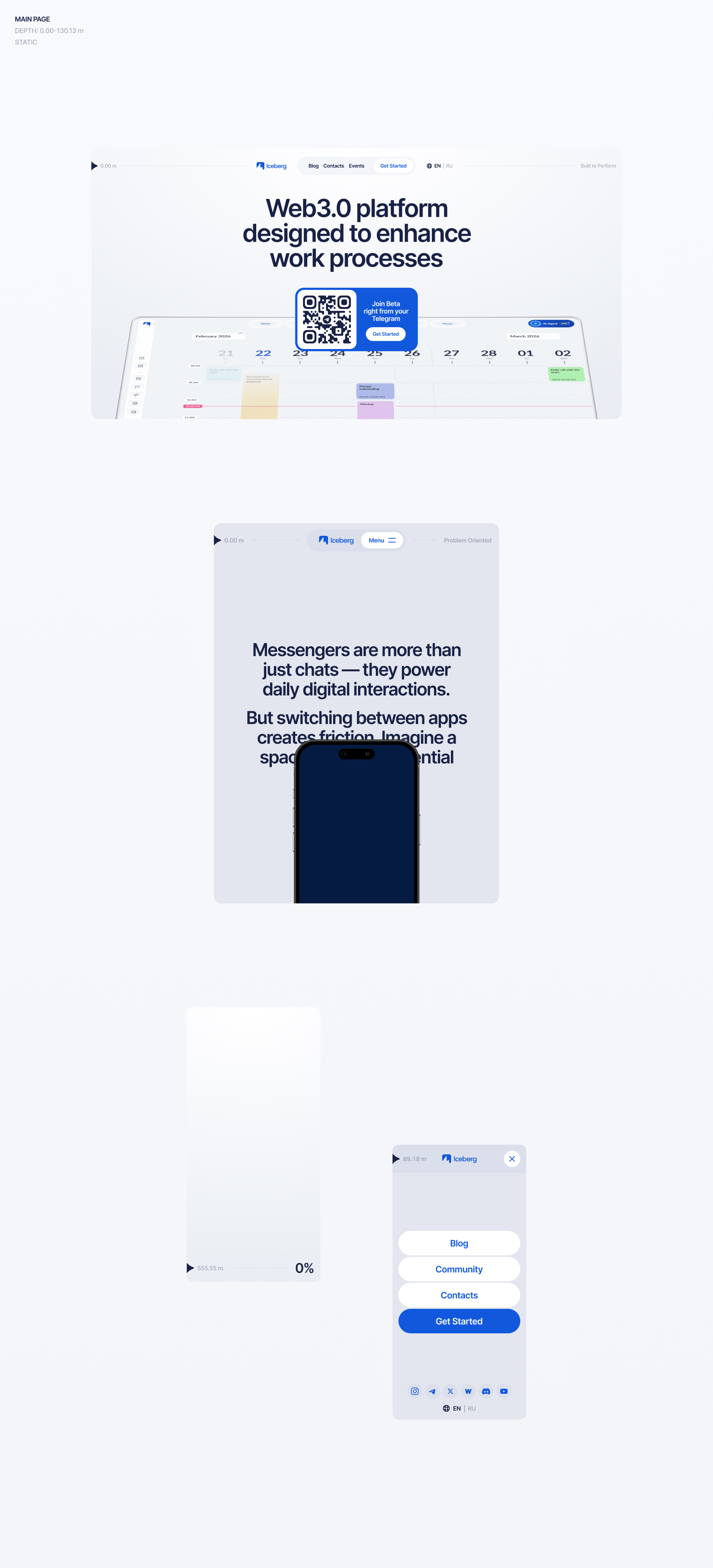 Iceberg — Изображение №4 — Интерфейсы, Брендинг на Dprofile