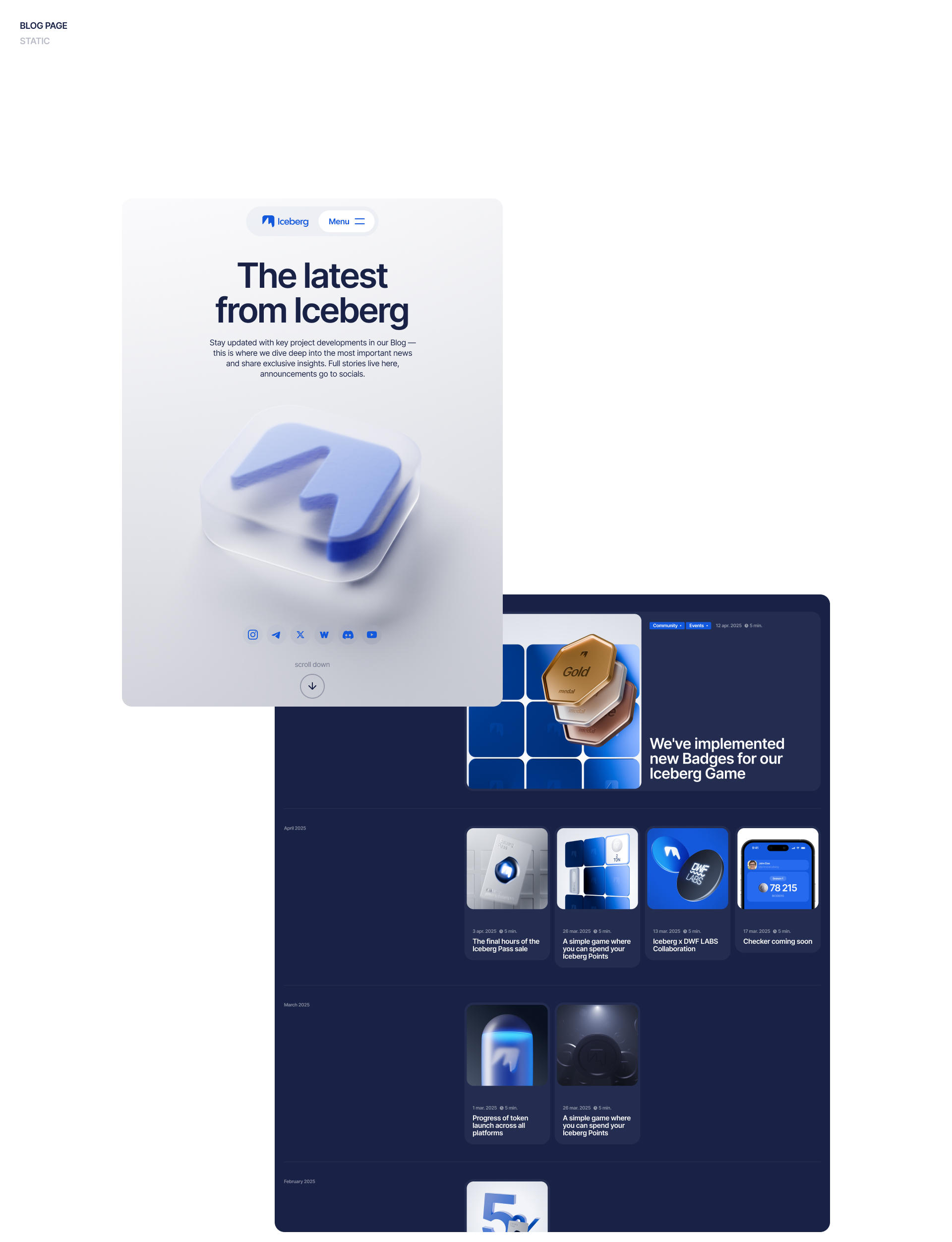 Iceberg — Изображение №9 — Интерфейсы, Брендинг на Dprofile