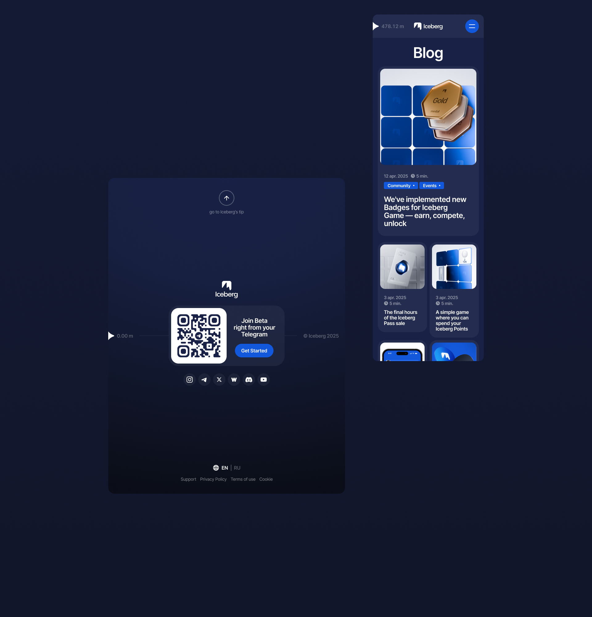 Iceberg — Изображение №7 — Интерфейсы, Брендинг на Dprofile