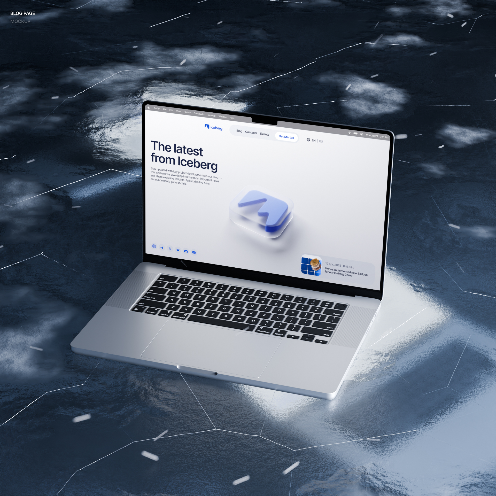 Iceberg — Изображение №8 — Интерфейсы, Брендинг на Dprofile