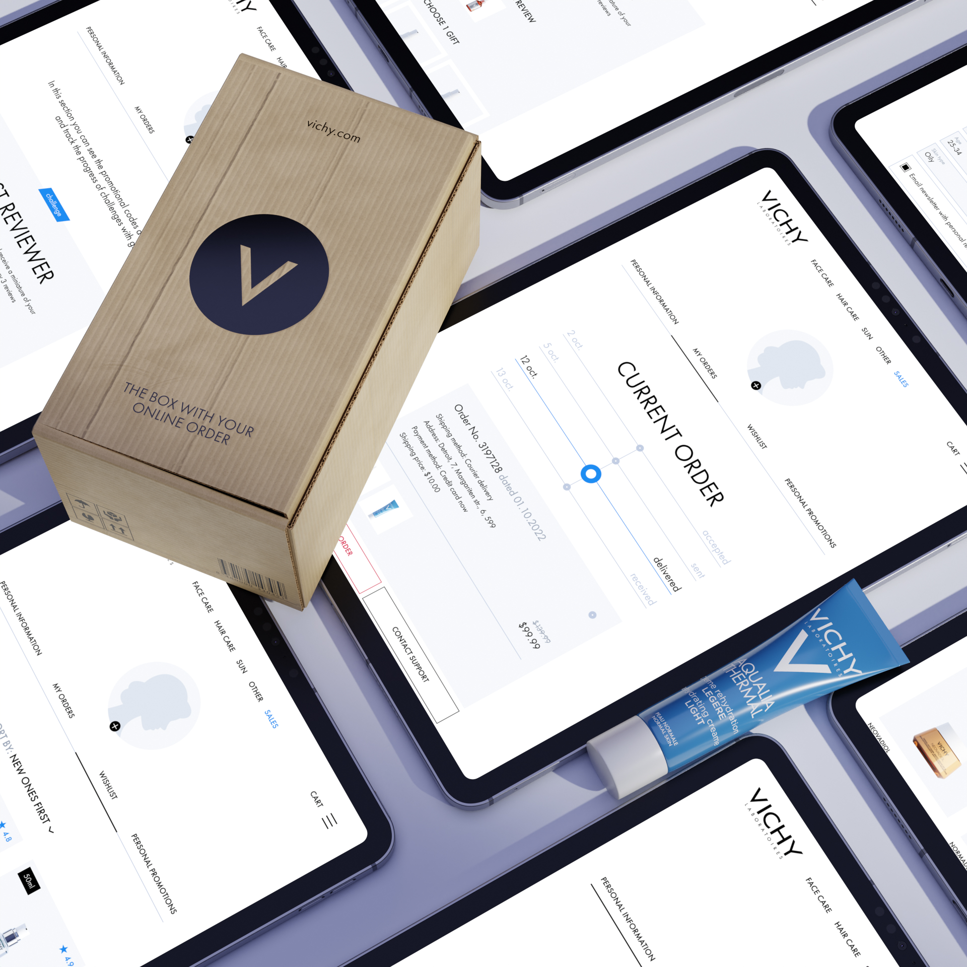 Vichy — Изображение №9 — Интерфейсы, 3D на Dprofile