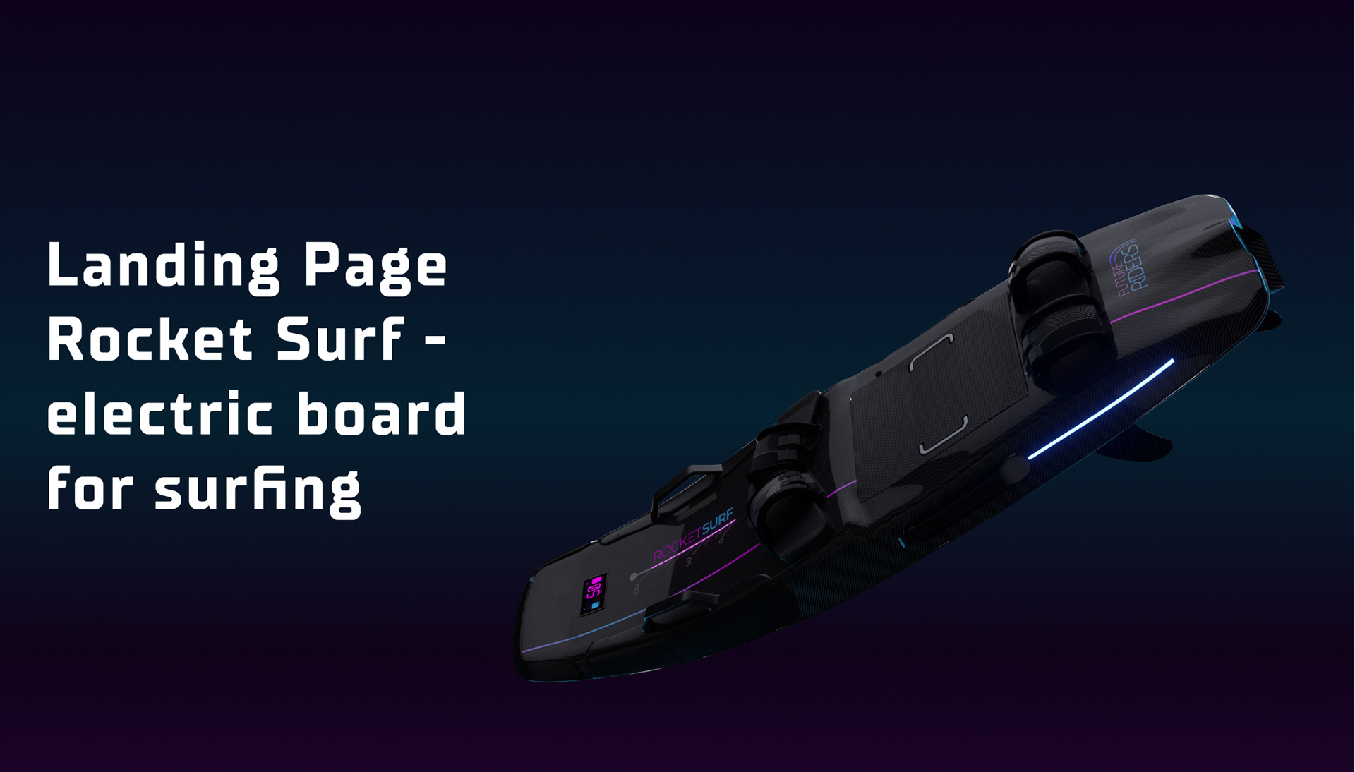 Landing Page - Rocket Surf — Изображение №1 — Интерфейсы на Dprofile