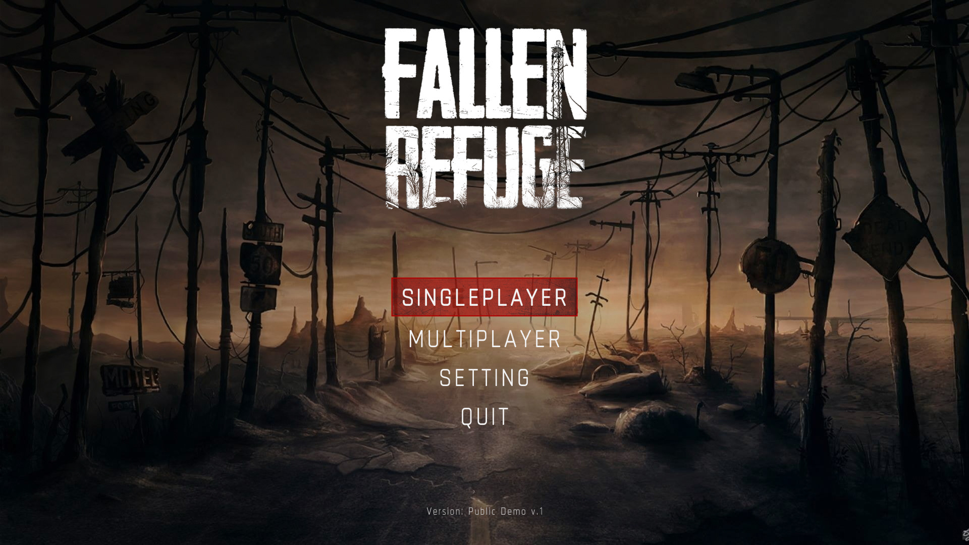 Fallen Refuge | Hardcore survival | Game — Изображение №2 — Интерфейсы, Иллюстрация на Dprofile