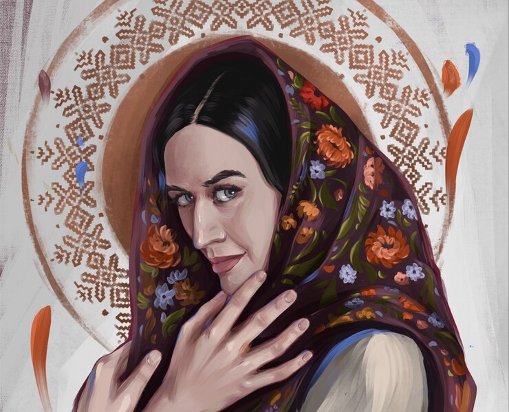 Проект "Актриса" — Иллюстрация на Dprofile