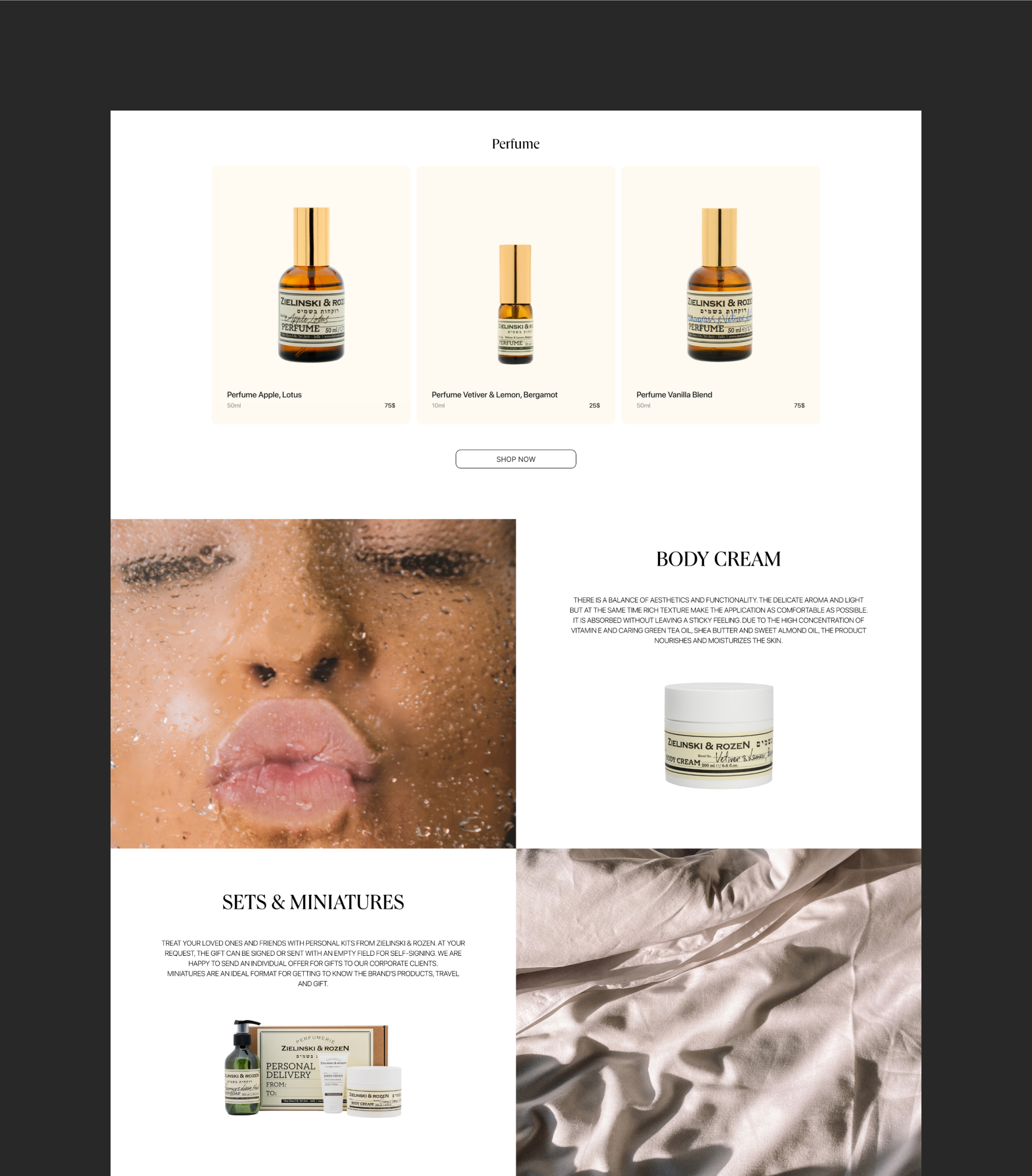 Zielinski & Rozen | redesign e-commerce — Изображение №5 — Интерфейсы на Dprofile